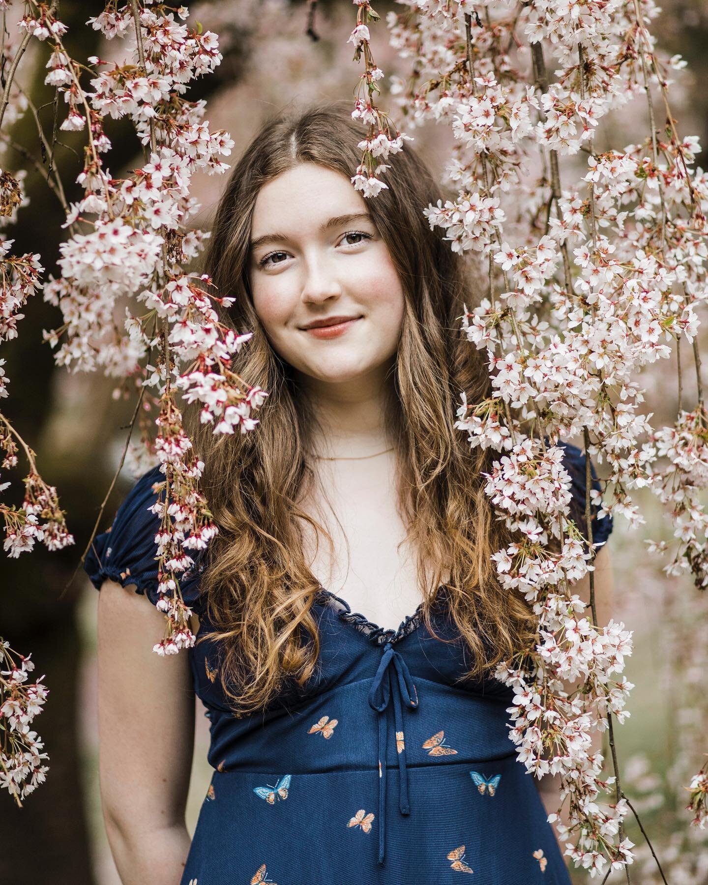 Got to spend some time in the arboretum with this beauty. Can&rsquo;t believe Amelia will be graduating this year! #cherryblossom #seattleseniorphotographer