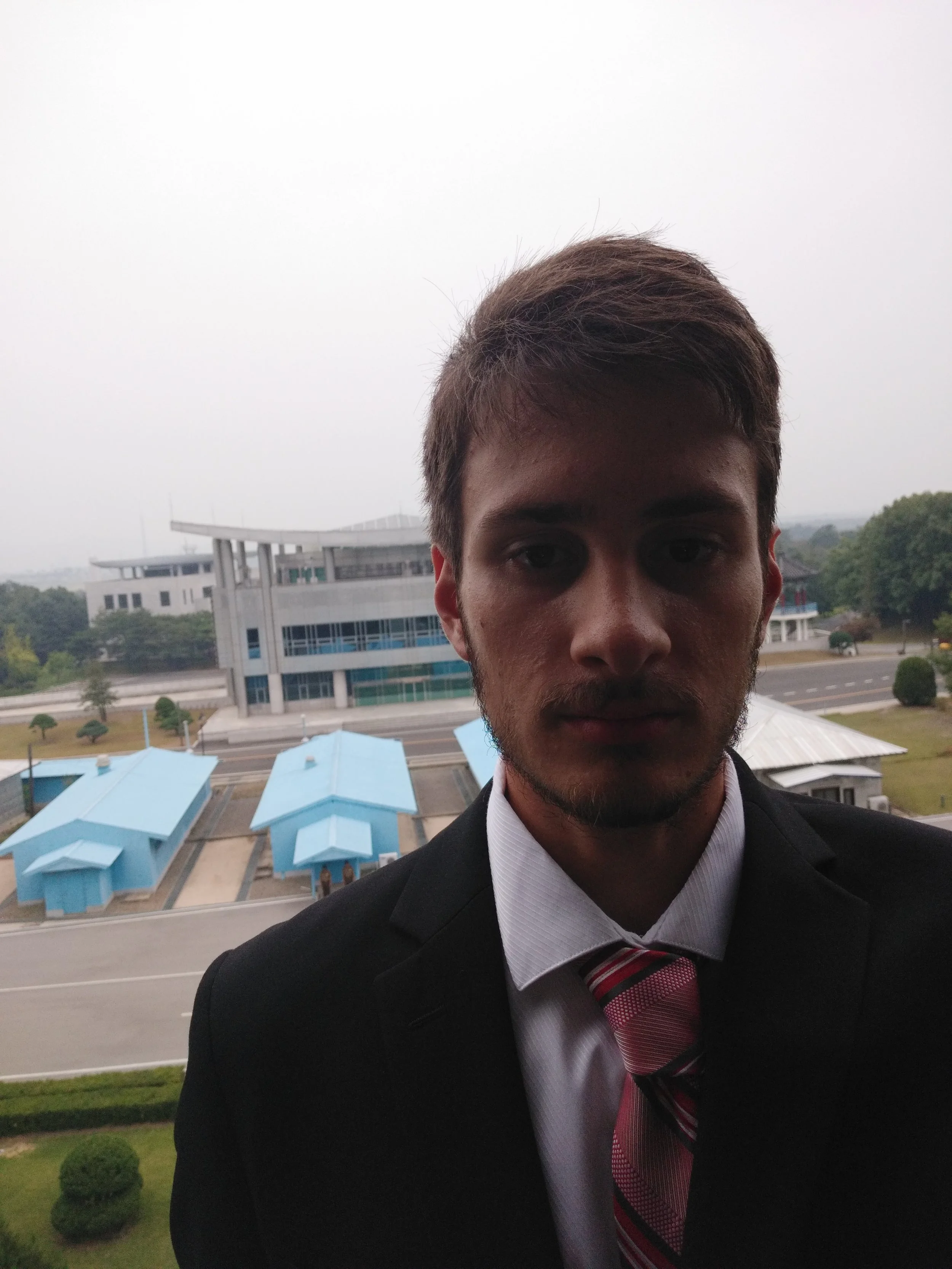 Klemen Skornisek at Panmunjom