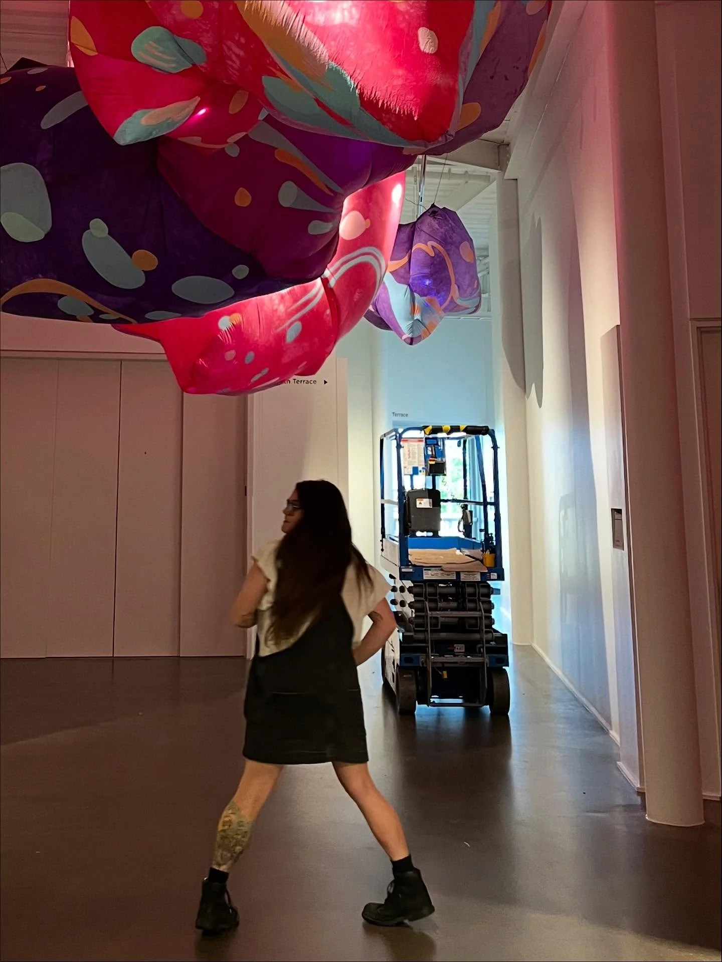 So happy and honored to bring back the INFLATABLES! 
Immensely grateful to @virginiasitzes and @alexagoetzinger for curating this piece into their exhibition, ArtNow 2025: Materials and Boundaries at @okcontemporary and for the support of @dinguskha