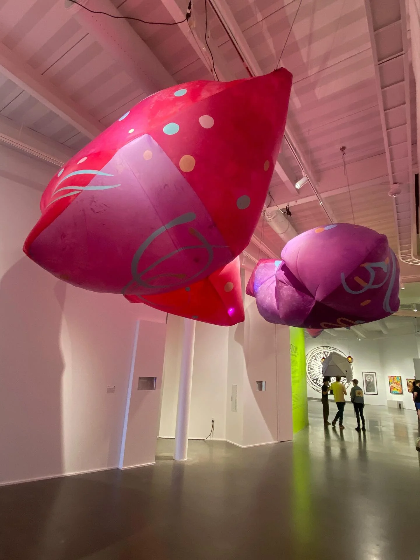 “space for joy”, inflatable installation created by Katelynn Noel Knick 
ArtNow 2025: Materials and Boundaries
at Oklahoma Contemporary 
Curated by @alexagoetzinger and @virginiasitzes 
Exhibition on view September 18th 2025 - February