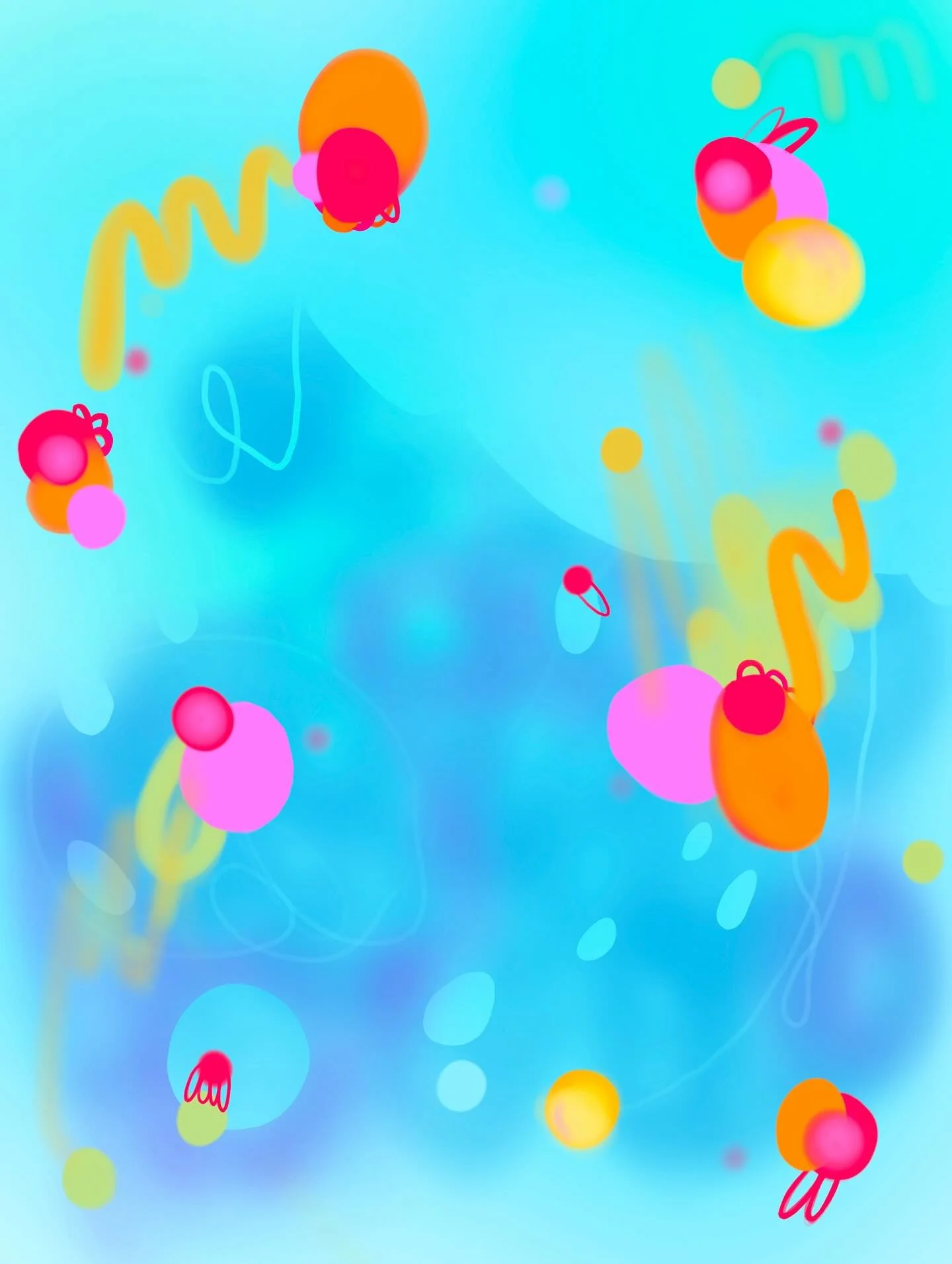 My latest digital painting for my Collector Club members! This piece is titled “Little Friends” and inspired by the feeling of being supported and like things are happening behind the scenes all around you, helping you out along your jour