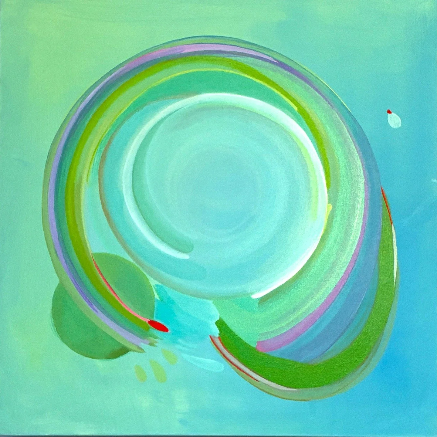 Adventurine, 24&rdquo; H x 24&rdquo; W, acrylic on canvas 🔥

Currently on exhibition and available to collect at @dnagalleries during their March group show, on view now through April 4th!

Link in bio to see the March 2026 art catalogue and info on