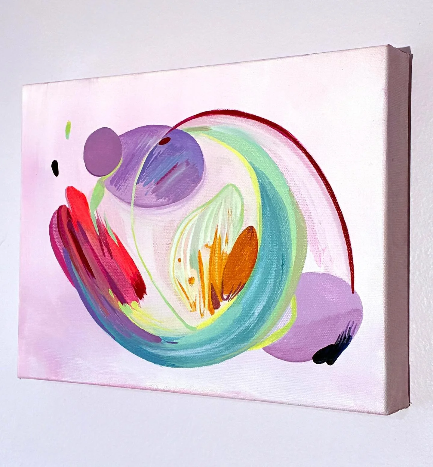 Rest Day, 12&rdquo; H x 9&rdquo; W, acrylic on canvas 💕 

We need an extra weekend day just for resting pleeeease and thank you 😆 

This painting sold during the March show at @dnagalleries, thank you to the collector who snagged this one!!! It was