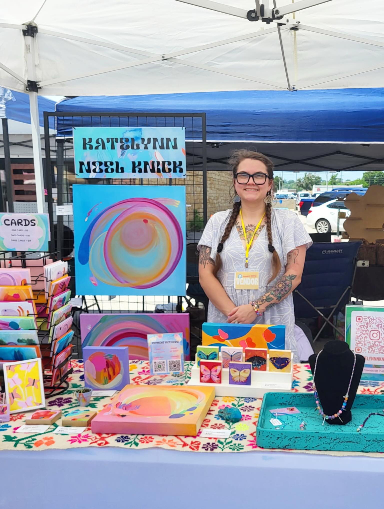 THANK YOU to everyone that came out to @sunnydayzmuralfest in Claremore on Saturday!

It was truly the sunniest day of the year! Full of amazing art and the kindest community an artist could ask for. Especially grateful for @shebrewscoffeeroasters fo