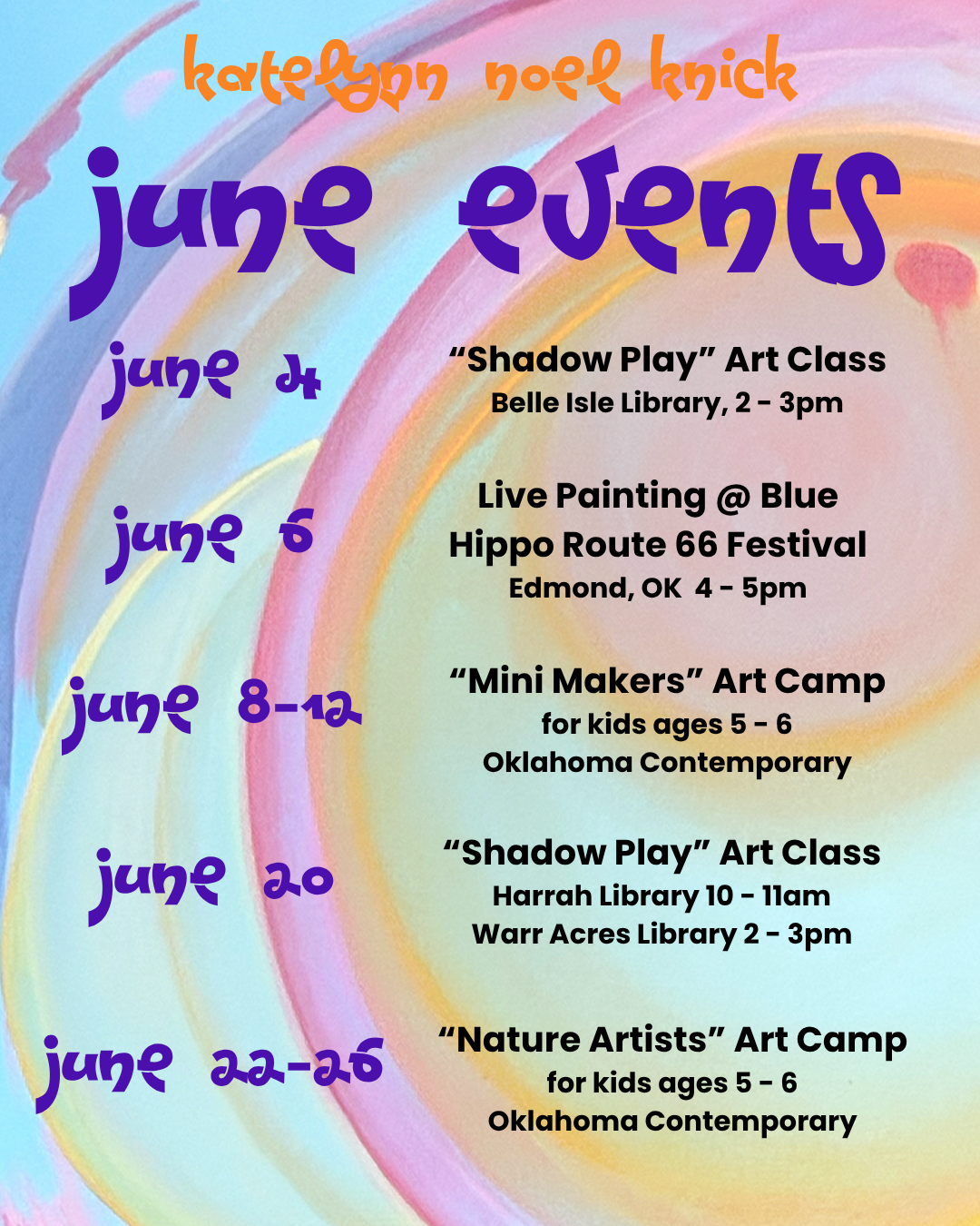 June 2026 Art Events