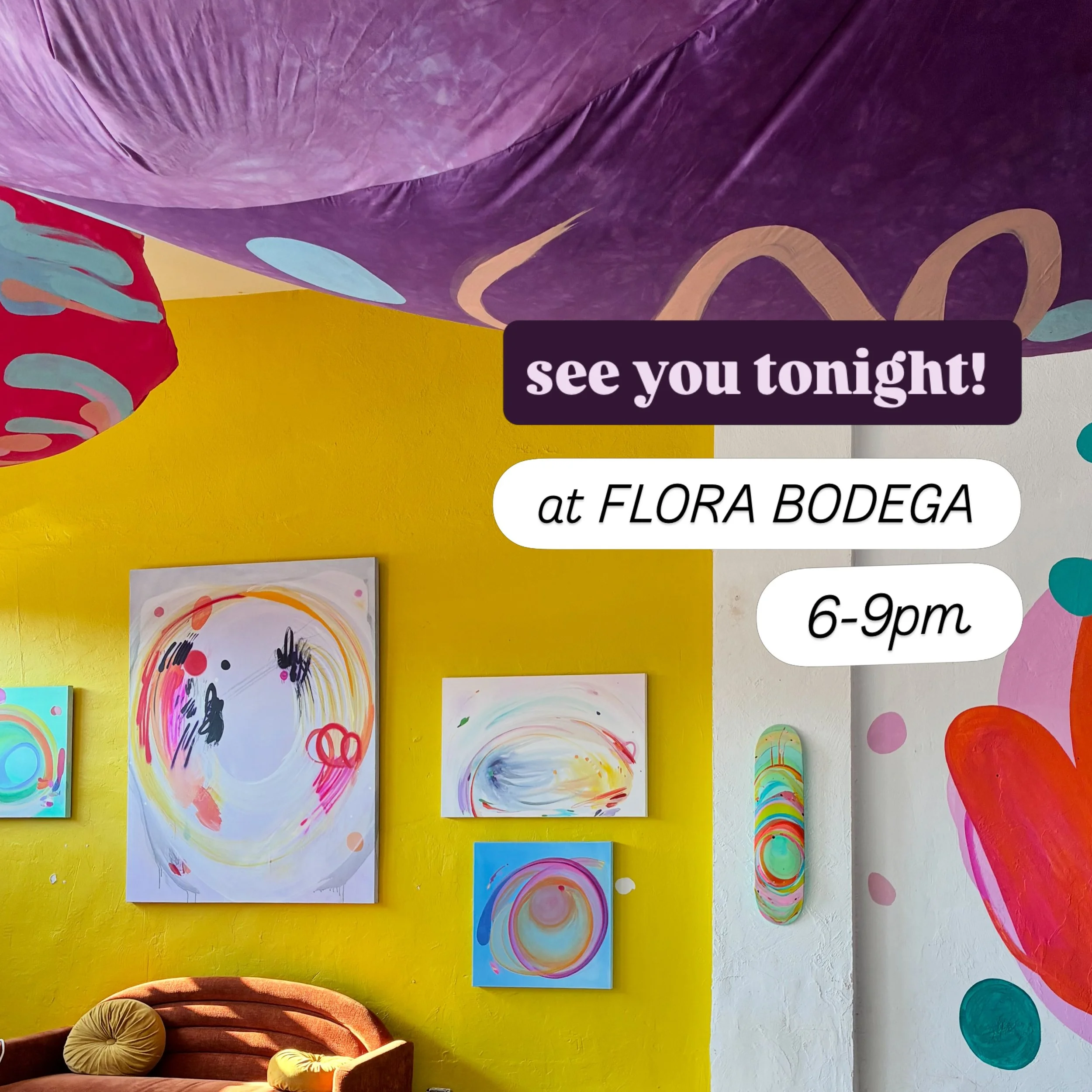 TONIGHT! OPENING RECEPTION for &ldquo;A Little Bit Lighter Everyday&rdquo; by Katelynn Noel Knick 

Come see the new exhibit TONIGHT from 6-9pm at Flora Bodega in the Event Space for @paseoartsdistrict&rsquo;s First Friday Art Walk! 

Music provided 