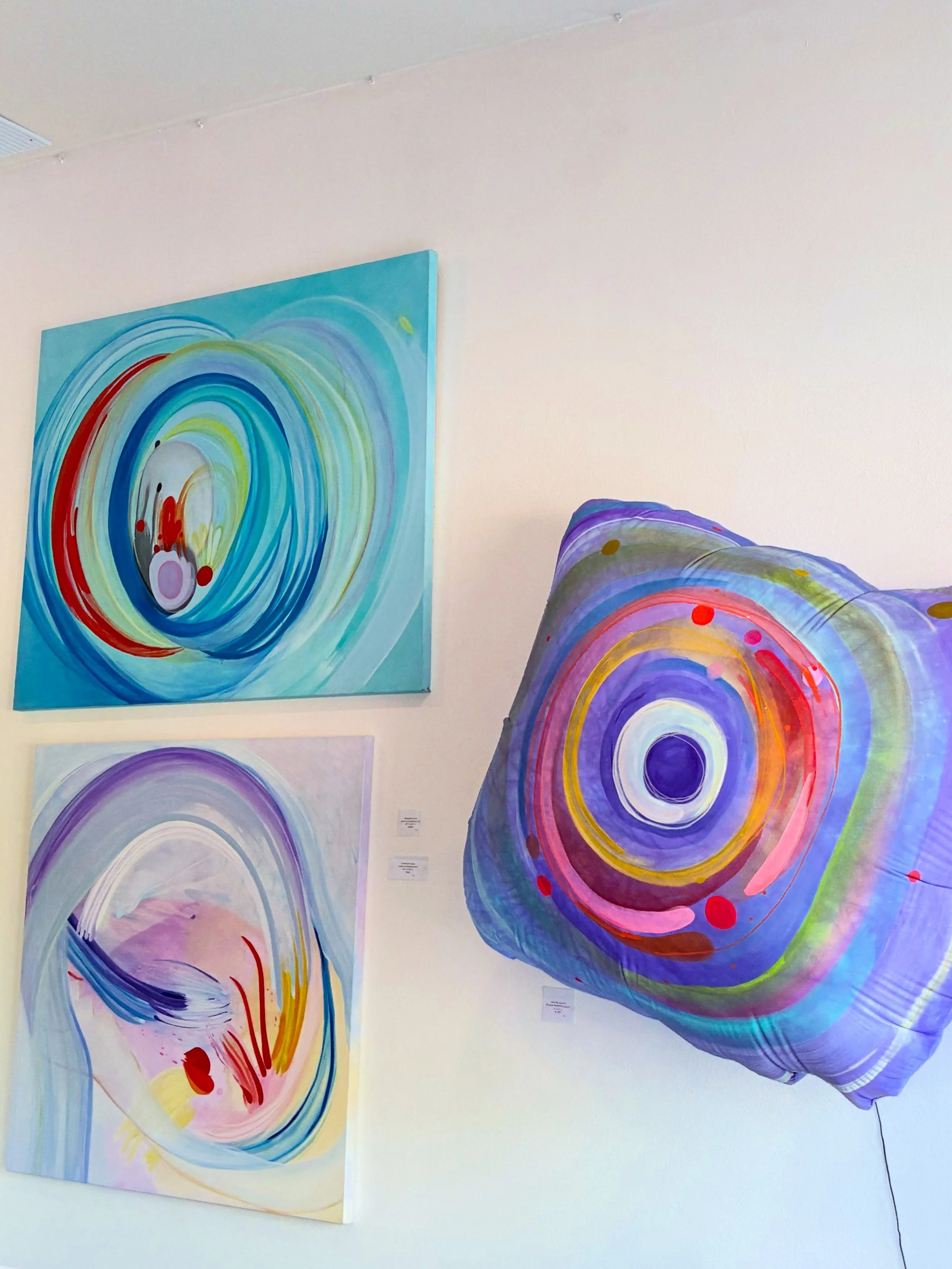 Last week to see my solo show &ldquo;A Little Bit Brighter Everyday&rdquo; installed in @flora_bodega&rsquo;s event space! 

You can swing by anytime Flora Bodega is open and ask to see the show! 

We de-install on the 31st, so catch it while ya can 