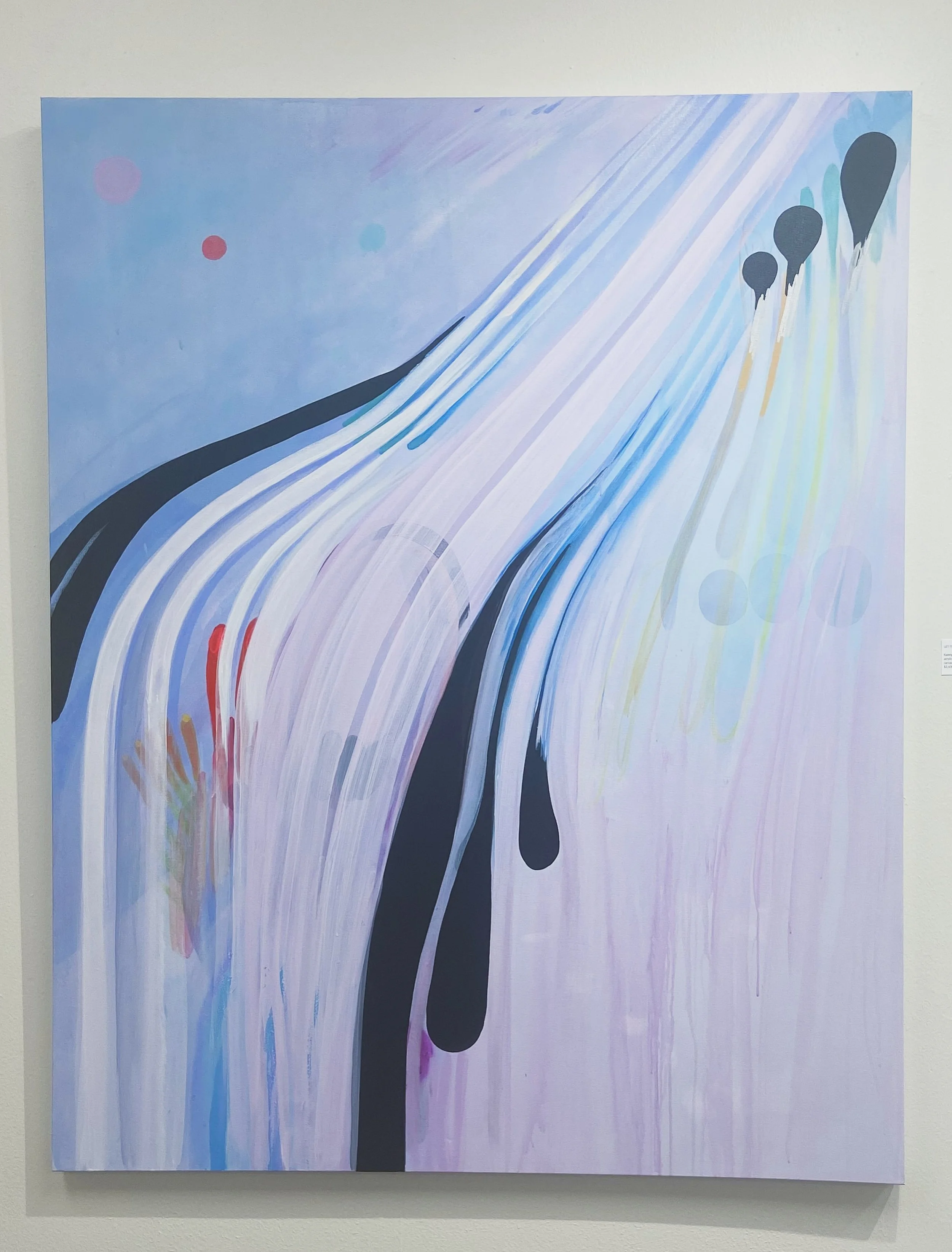 &ldquo;LET IT ALL GO ( FREEFALL)&rdquo;

60&rdquo; H x 48&rdquo; W
acrylic, colored pencil, and spray-paint on canvas

I&rsquo;m so honored that this piece from my SISTER SISTER collection went home with my sweet high school friend and now collector,