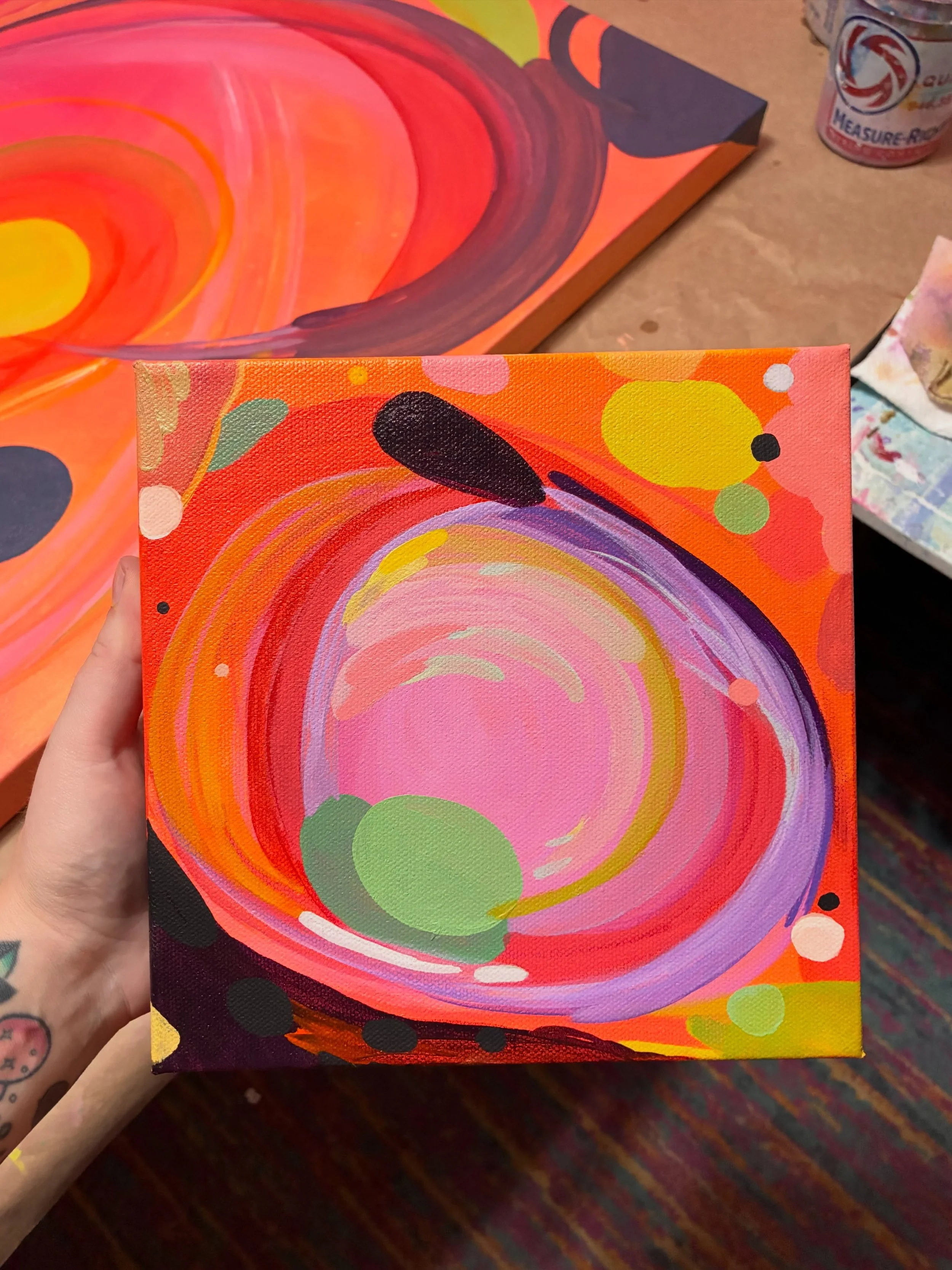 I&rsquo;m so excited to be setting up this Saturday at The Art Garde Market at Oklahoma Contemporary! 

I&rsquo;ve been busy preparing a colorful, fall-inspired collection of paintings, jewelry, home goods and more that will be available at the marke