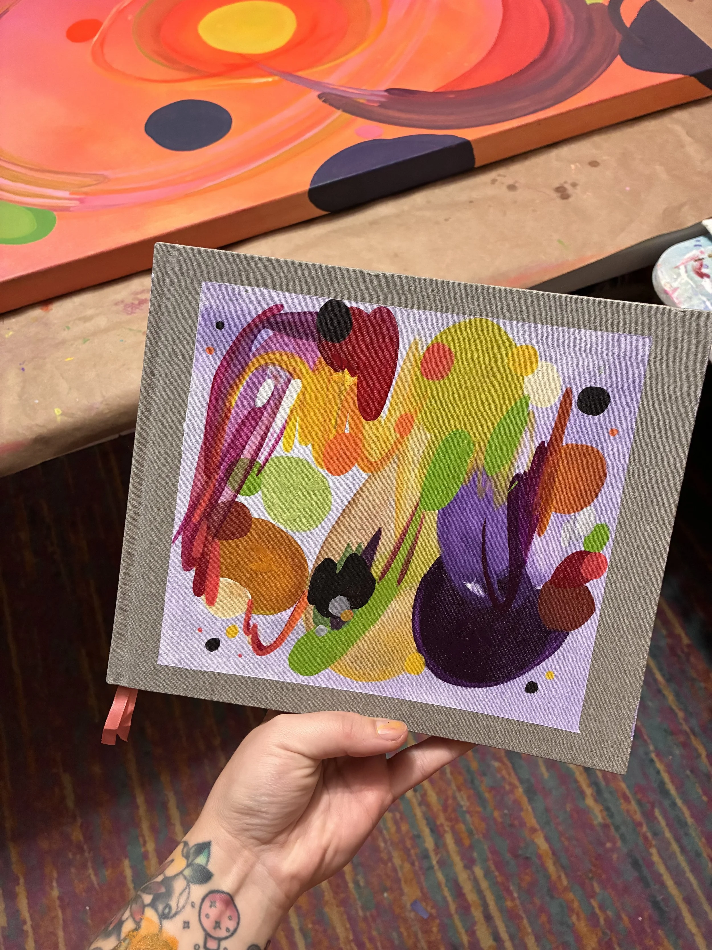 Painted Notebook #2