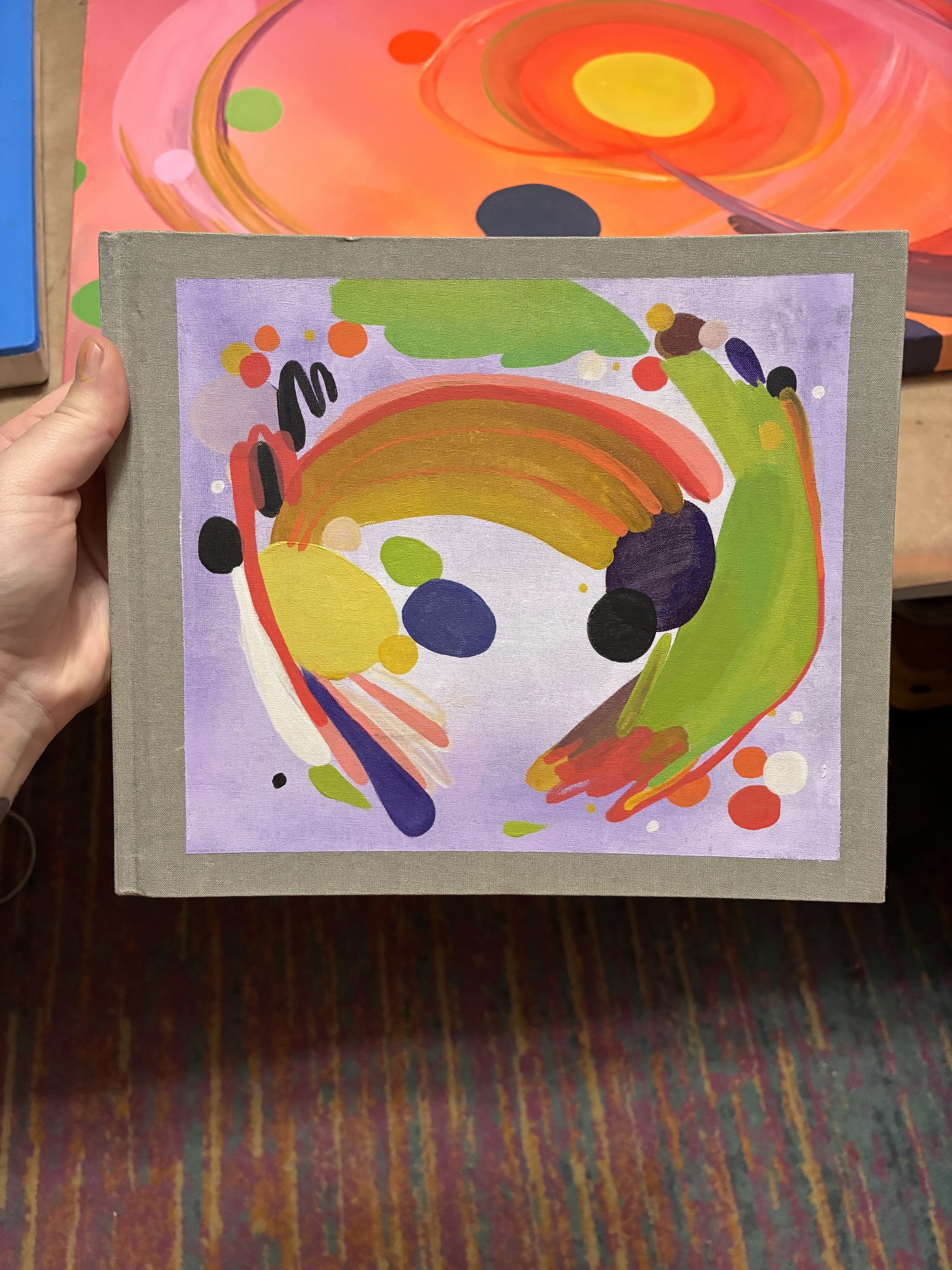Painted Notebook #1