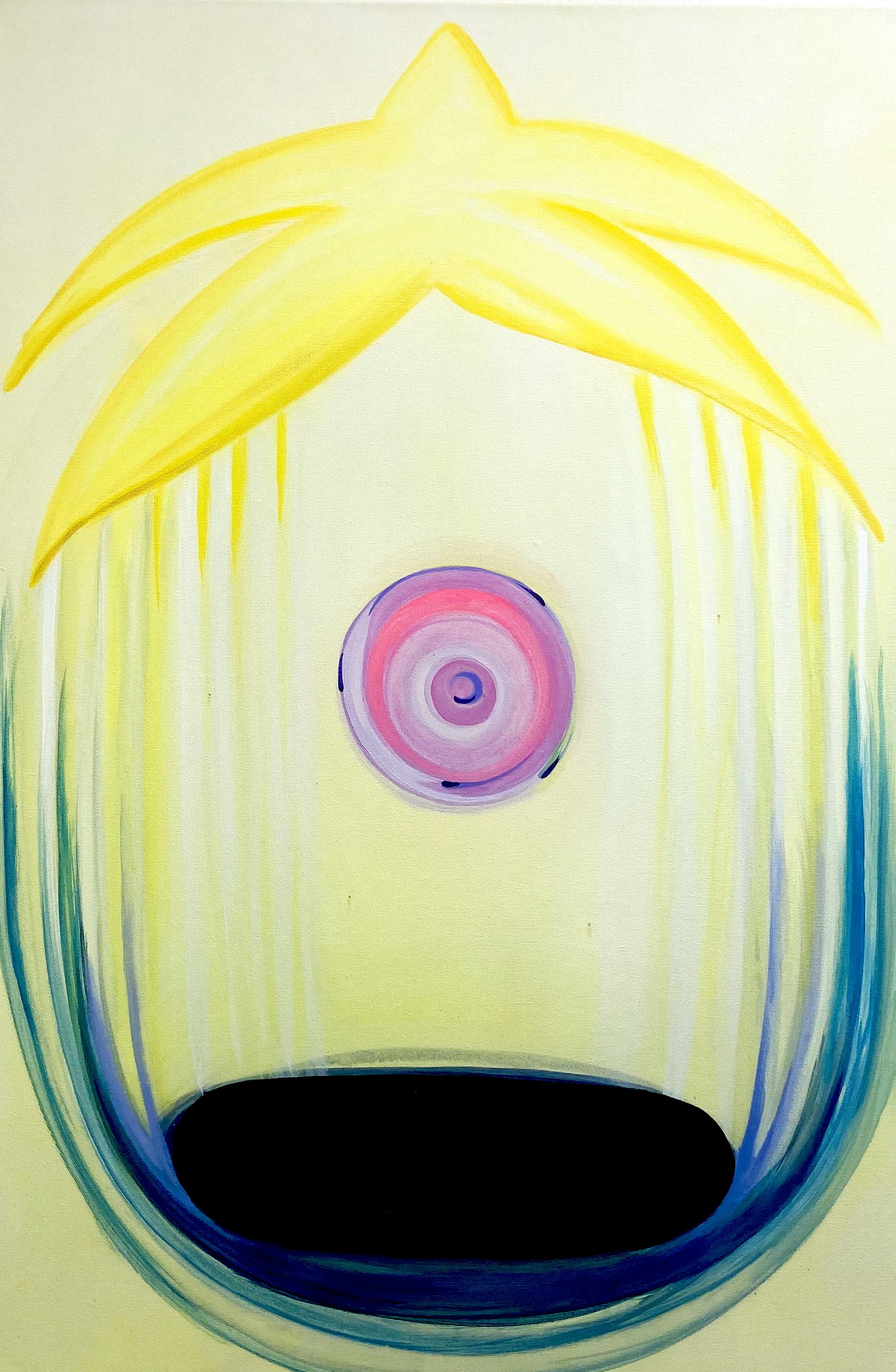 "YOU CAN HOLD BOTH" - 36" H x 24" W Original Painting