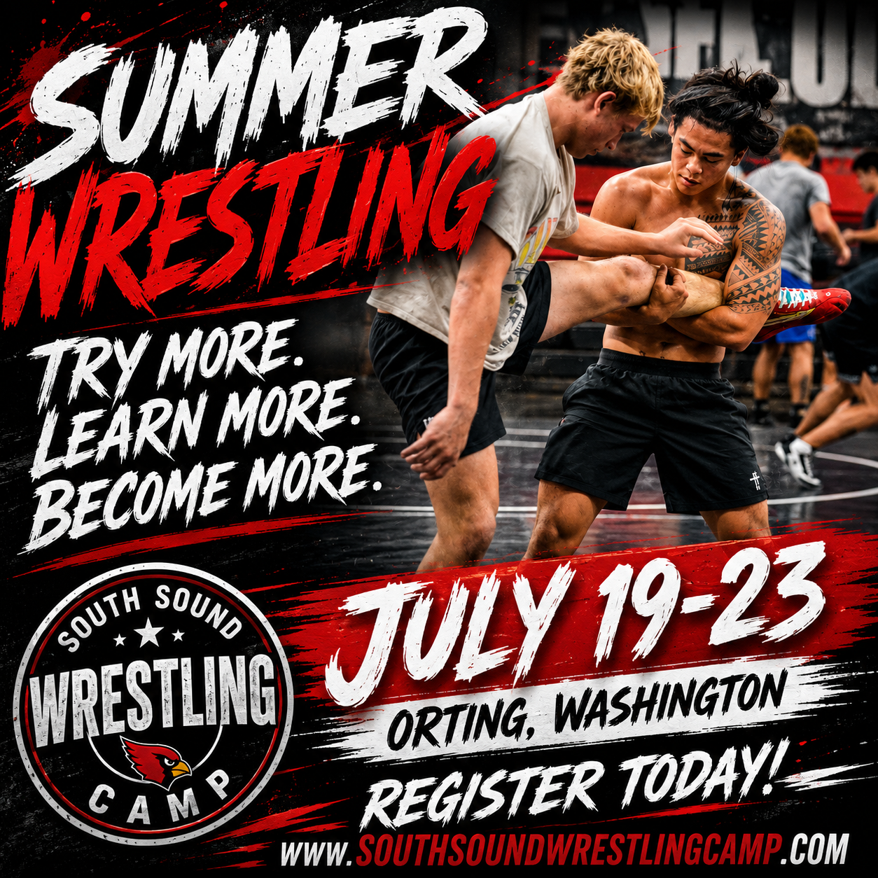 Summer Wrestling: Try More. Learn More. Become More.