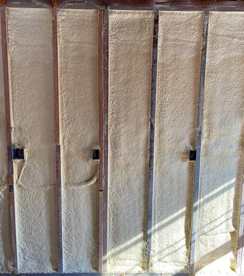 Closed-cell spray foam insulation project in Spokane