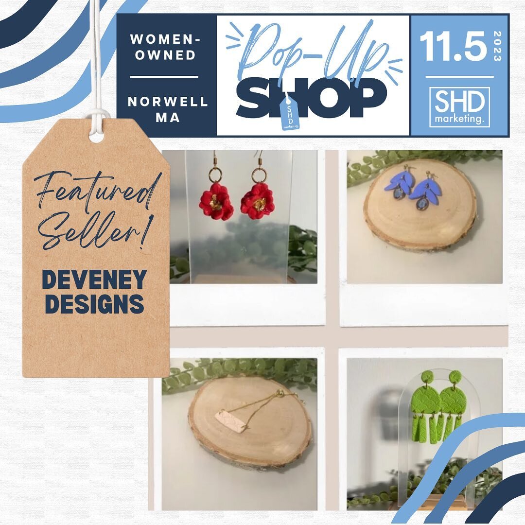 Meet Deveney Nocher, owner and creater of Deveney Designs who will be at the Woman-Owned Business Pop-Up that will be on 11/5 from 3-7pm! 🛍️💃🏽

Deveney will be selling her handmade light-weight polymer clay jewelry. Her mission is to create statem