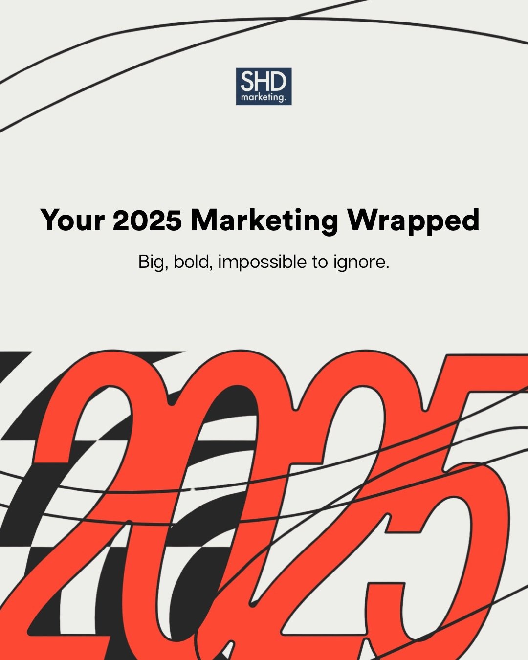Umm&hellip; apparently Spotify is analyzing marketing agencies now? Guess we made the playlist. 🎧✨
Swipe for SHD Wrapped 2025.