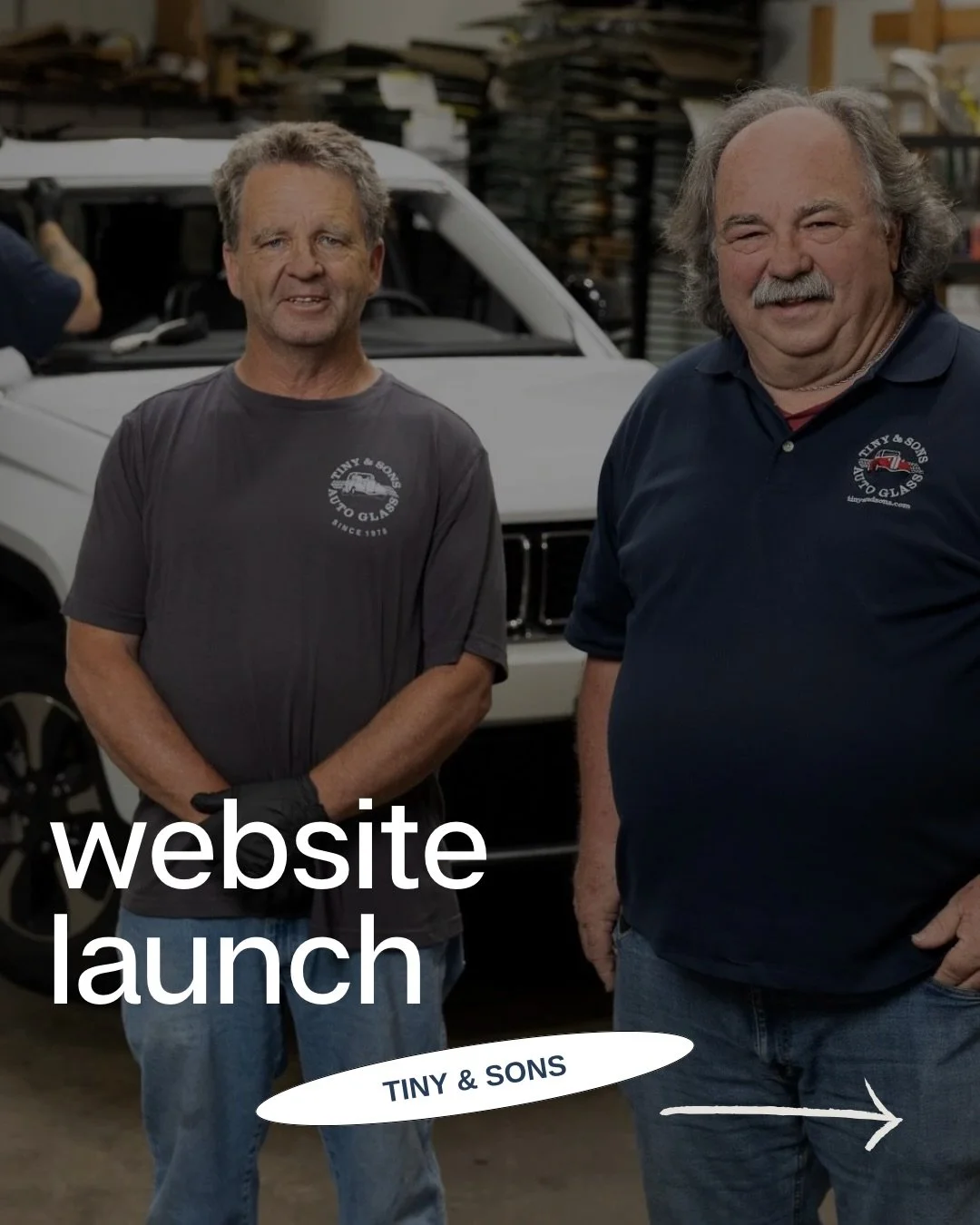 NEW WEBSITE LAUNCH 🙌

We&rsquo;re so excited to share the new online home for Tiny &amp; Sons Auto Glass, a South Shore business that&rsquo;s truly loved by the community.

The goal? A modern, fresh look that still honors the heart and legacy behind