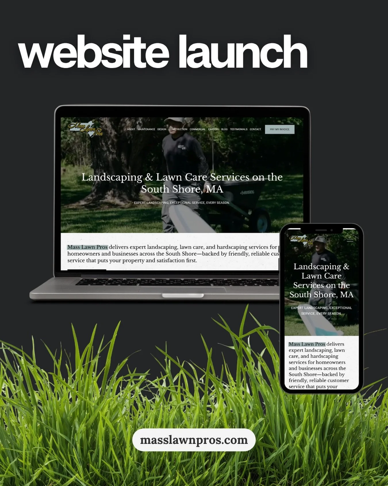 New website, built to be found 👀

We launched the new MassLawnPros.com, a full website redesign focused on more than just looks.

Under the hood, every page was built with SEO in mind:
✔️ Strategic page structure
✔️ Keyword-focused copy
✔️ Clean, cr