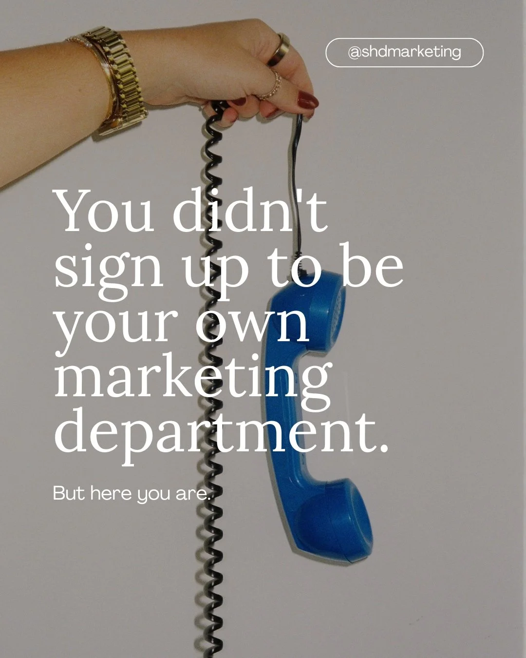 Most business owners don't need another marketing vendor.
They need a marketing department.

Today's marketing requires far more than an occasional social media post or website update. From branding and websites to SEO, email marketing, content creat