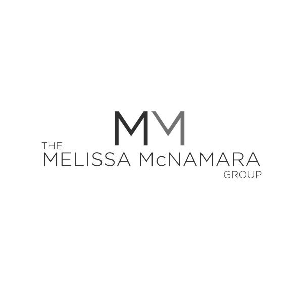 Logo for The Melissa McNamara Group, featuring a large 'MM' initials above the full name.