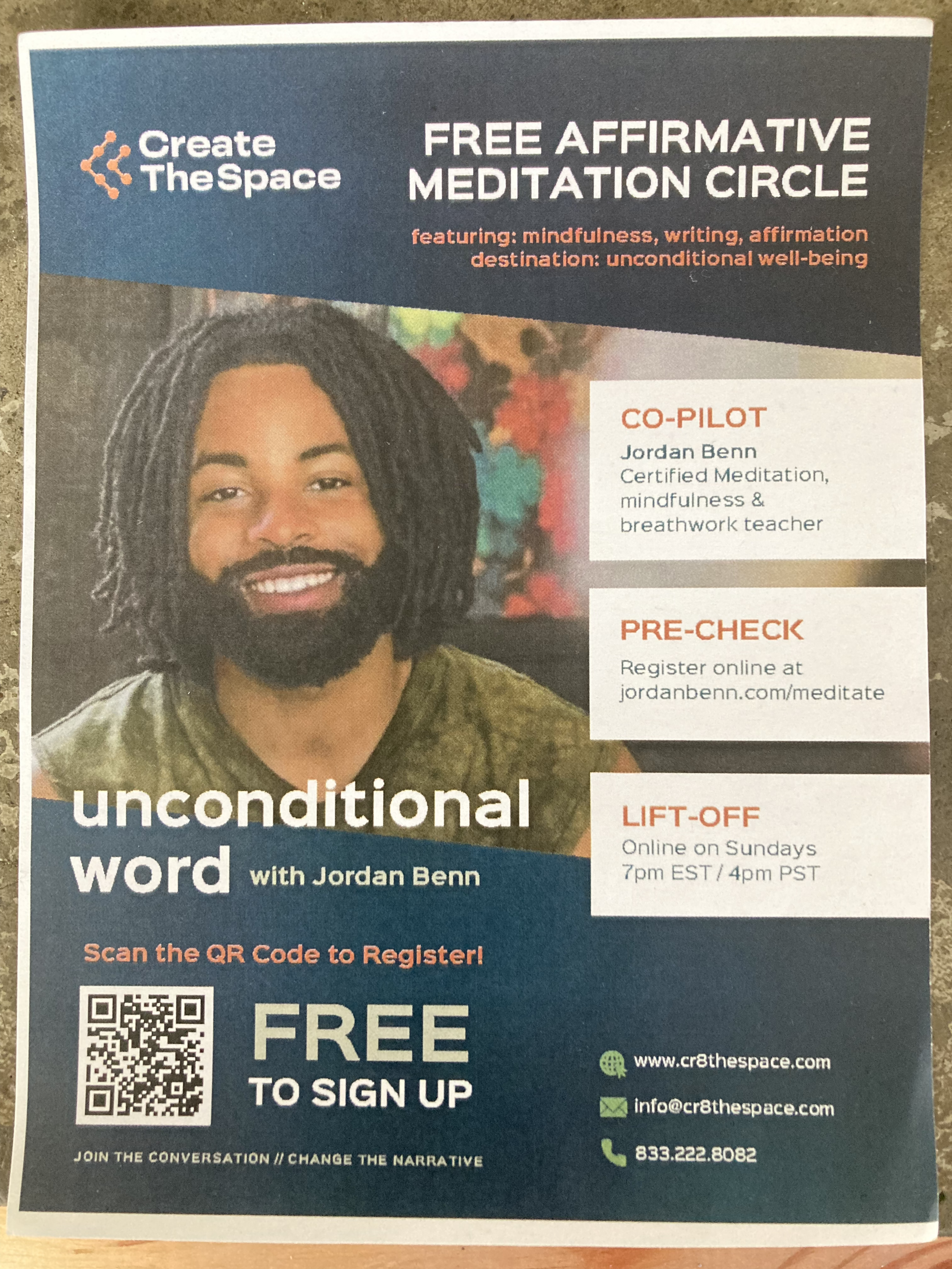 Unconditional Word: Affirmative Meditation Circle