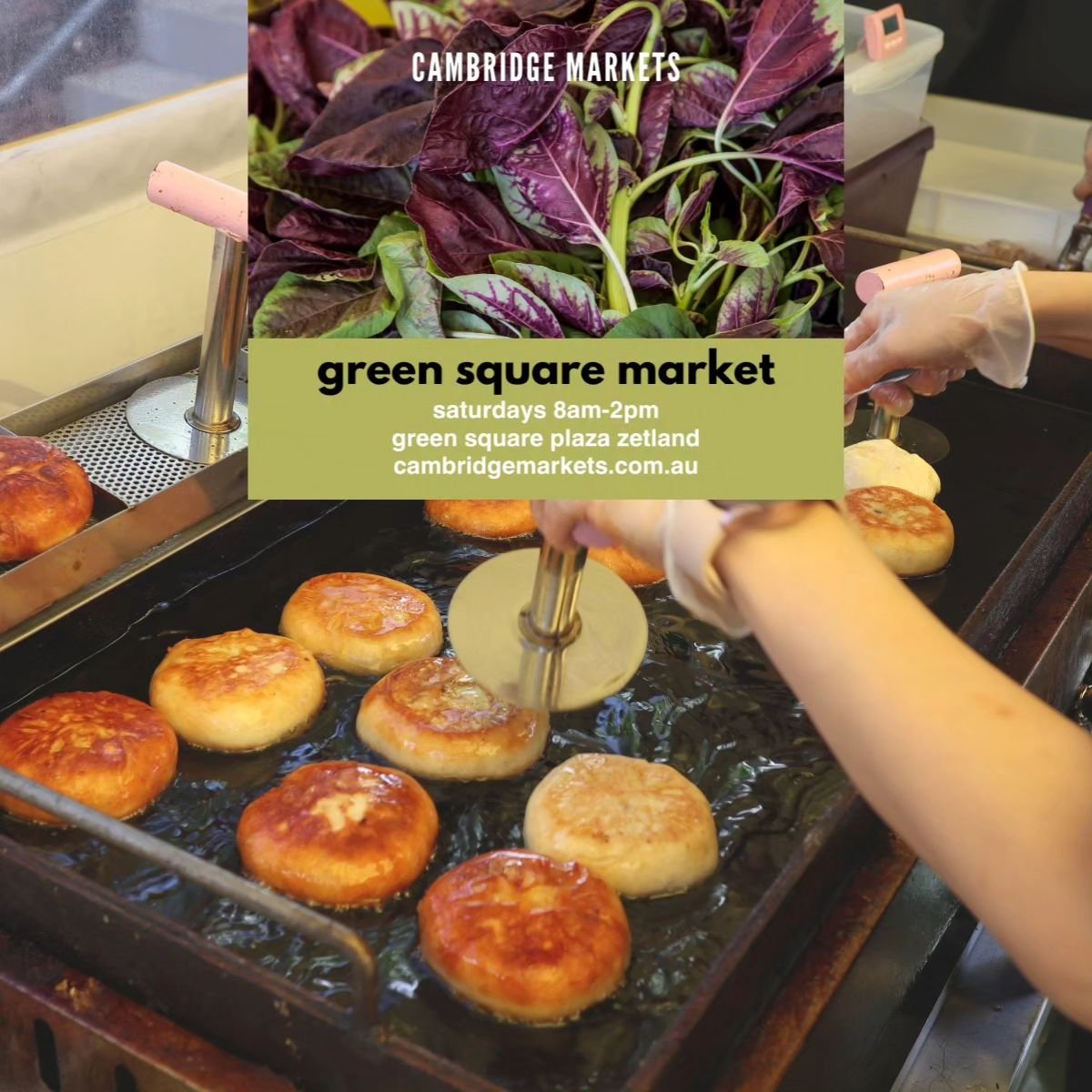 Hey there👋 We have some amazing news to share with you! We're beyond excited to let you know that we'll be bringing our delicious Hotteok to the Green Square Market!

We can't wait to introduce our authentic Korean flavors to the community and make 