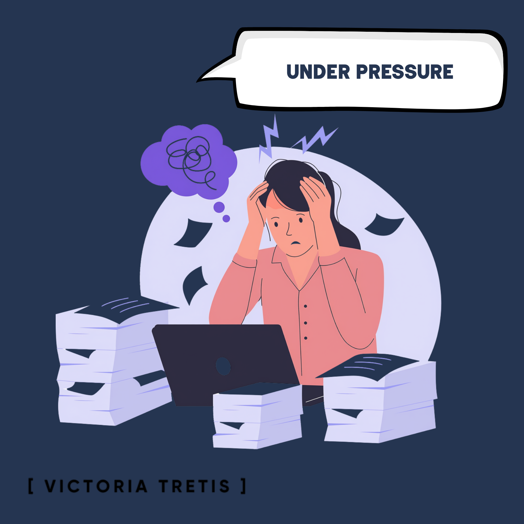 How do you deal with pressure at work and in life?