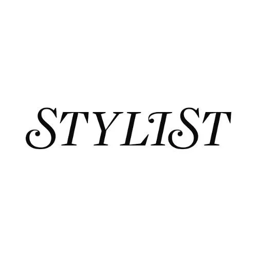 The word "STYLIST" written in black, italicized serif font on a white background.