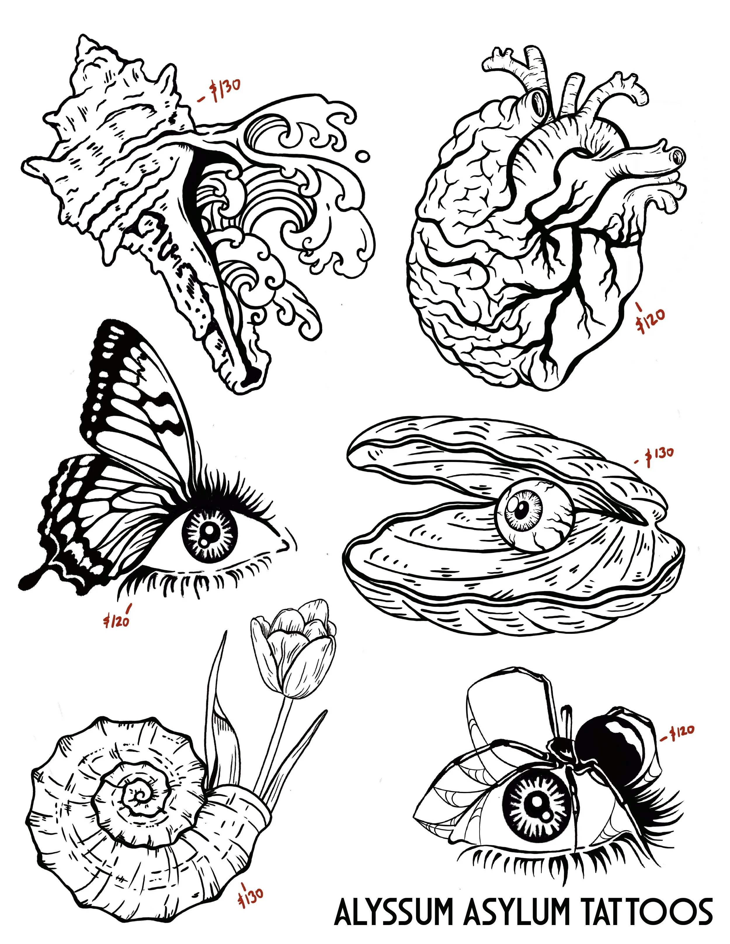 Alyssa "Alyssum Asylum Tattoos" ONLY AVAILABLE SATURDAY AND SUNDAY