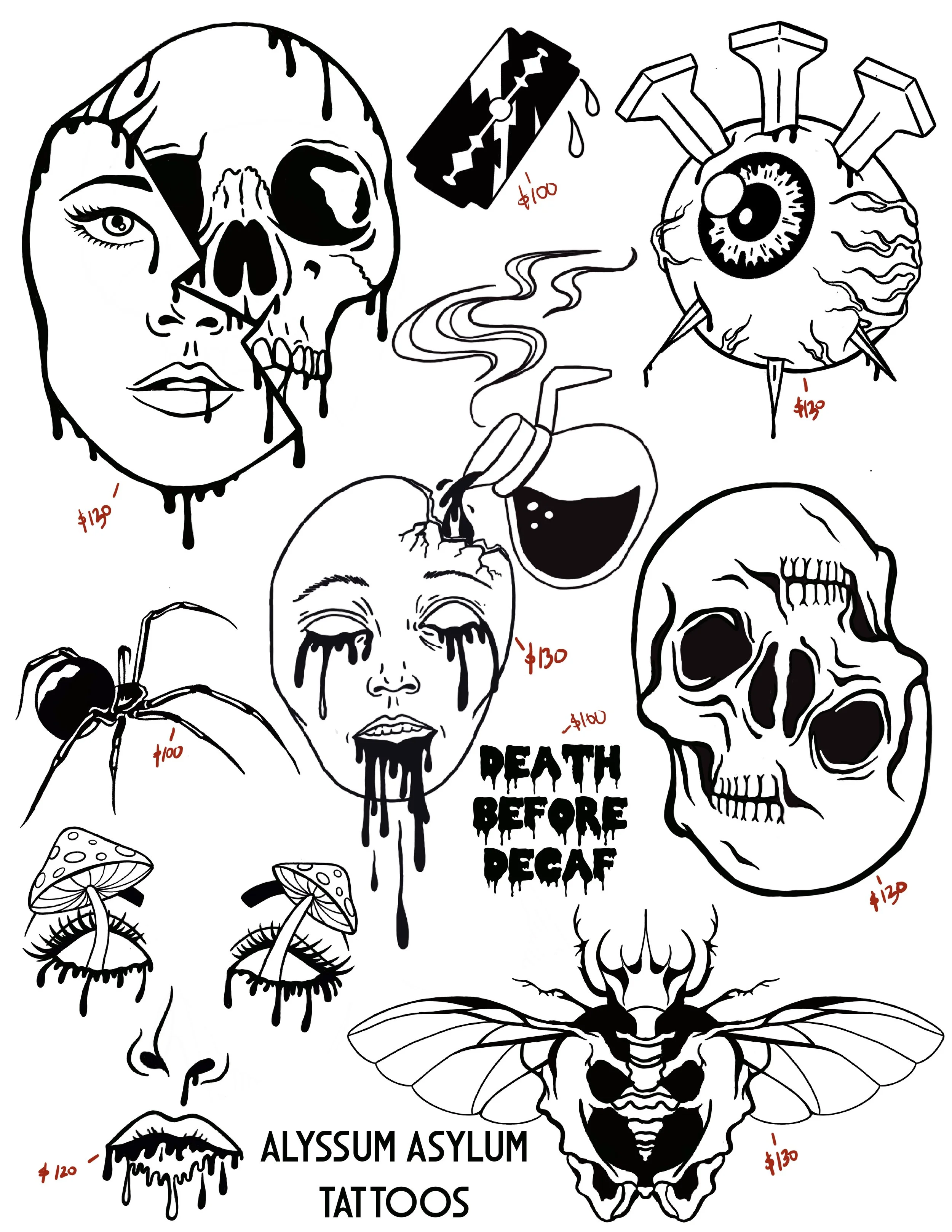 Alyssa "Alyssum Asylum Tattoos" ONLY AVAILABLE SATURDAY AND SUNDAY