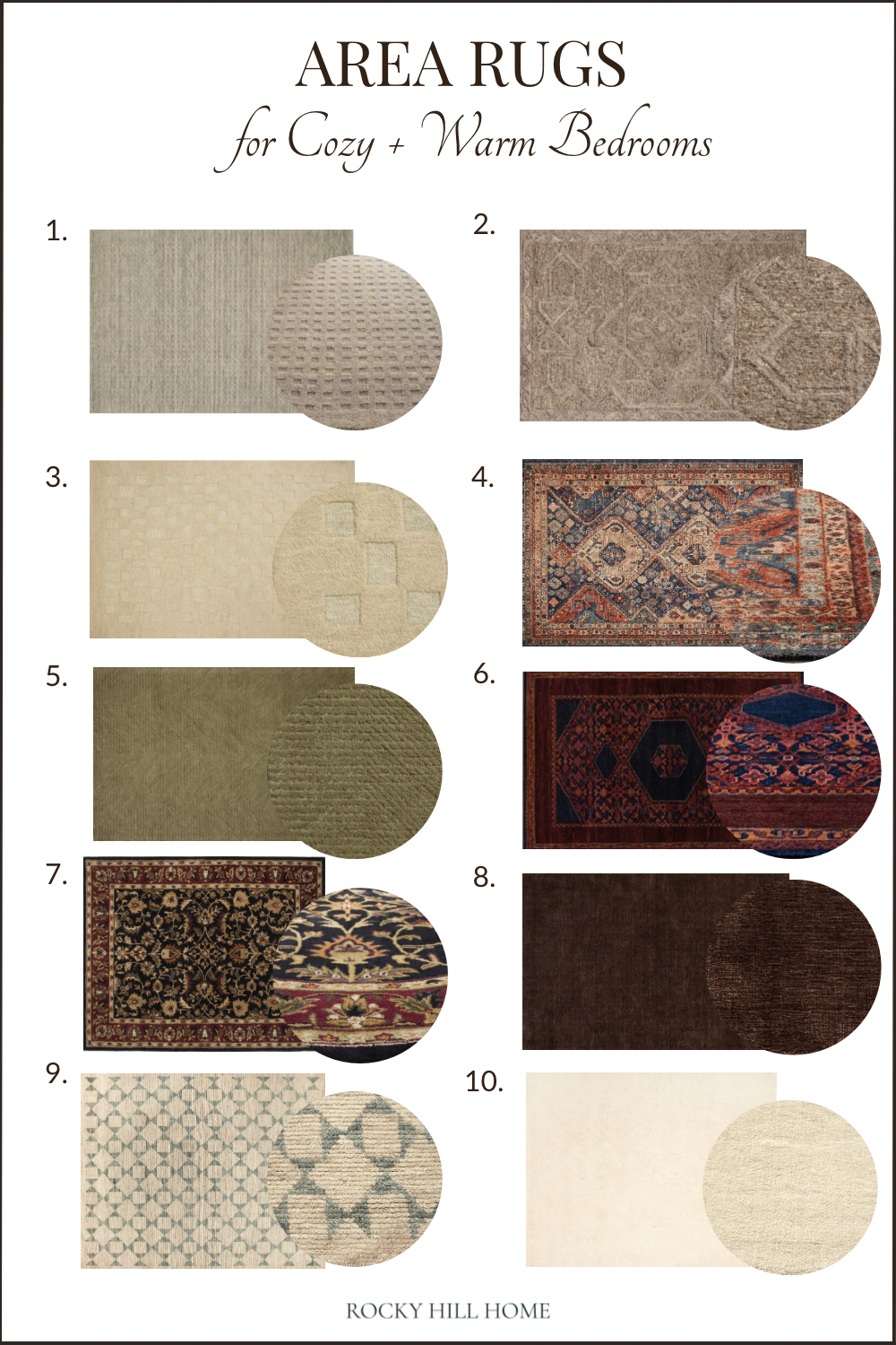 10 Cozy Bedroom Area Rugs That Instantly Make Your Space Feel Warmer