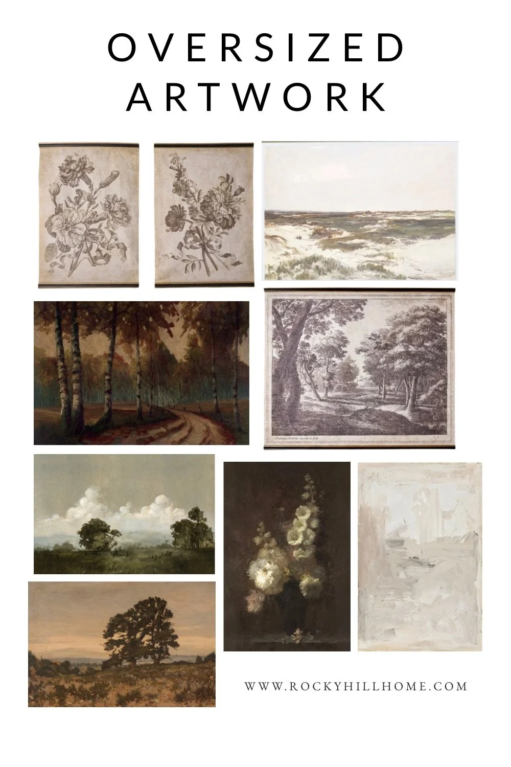8 Best Oversized Wall Art Pieces Under $300 for a Designer Look