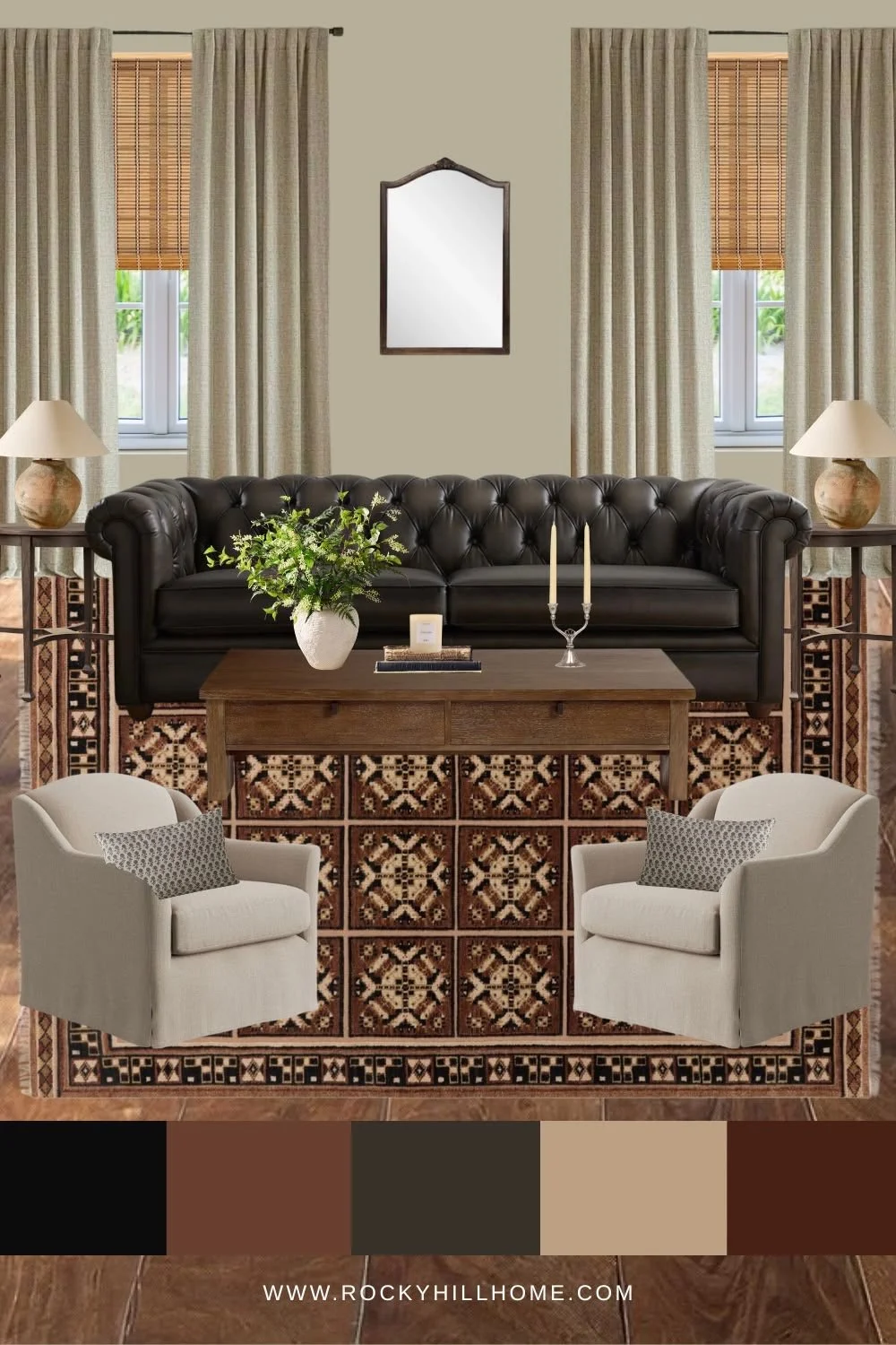 3 Living Room Mood Boards to Inspire Your Next Makeover