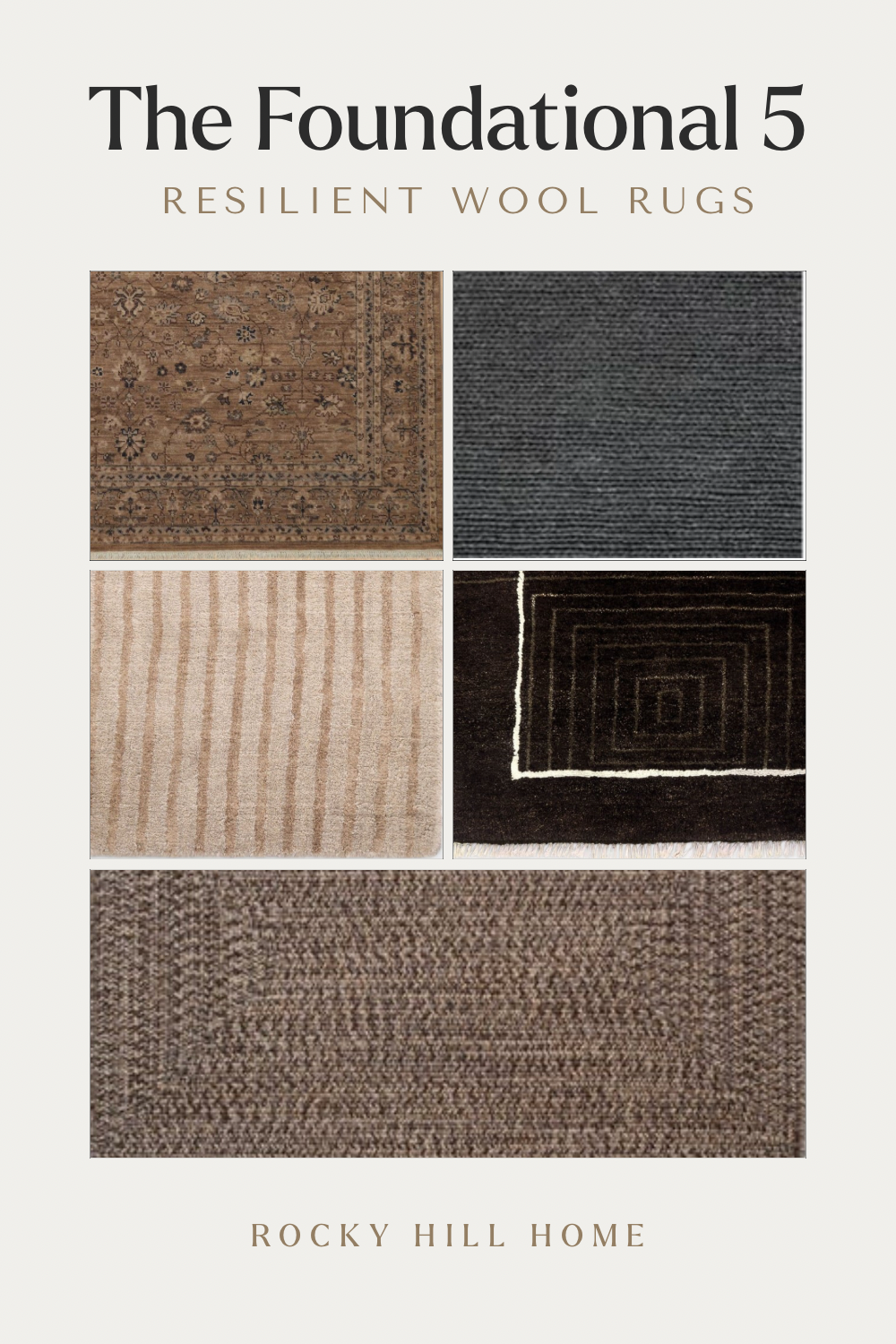 The Foundational 5: Sourcing Resilient Wool Rugs for a Modern Heritage Home