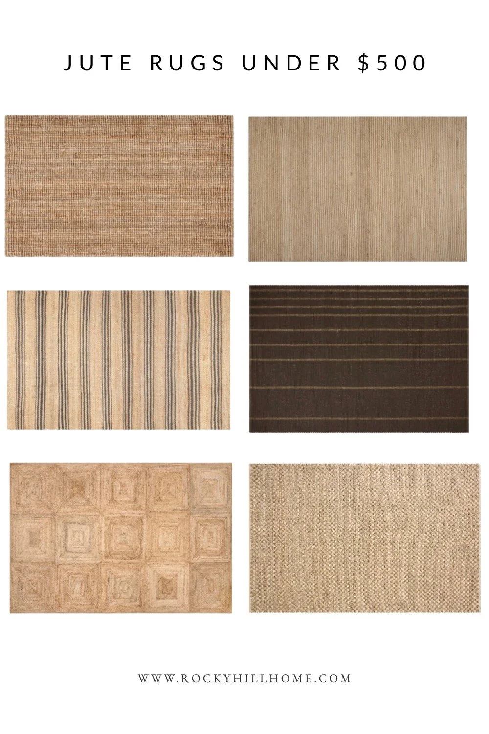 6 Best Jute Area Rugs Under $500 for a Warm, Collected Home