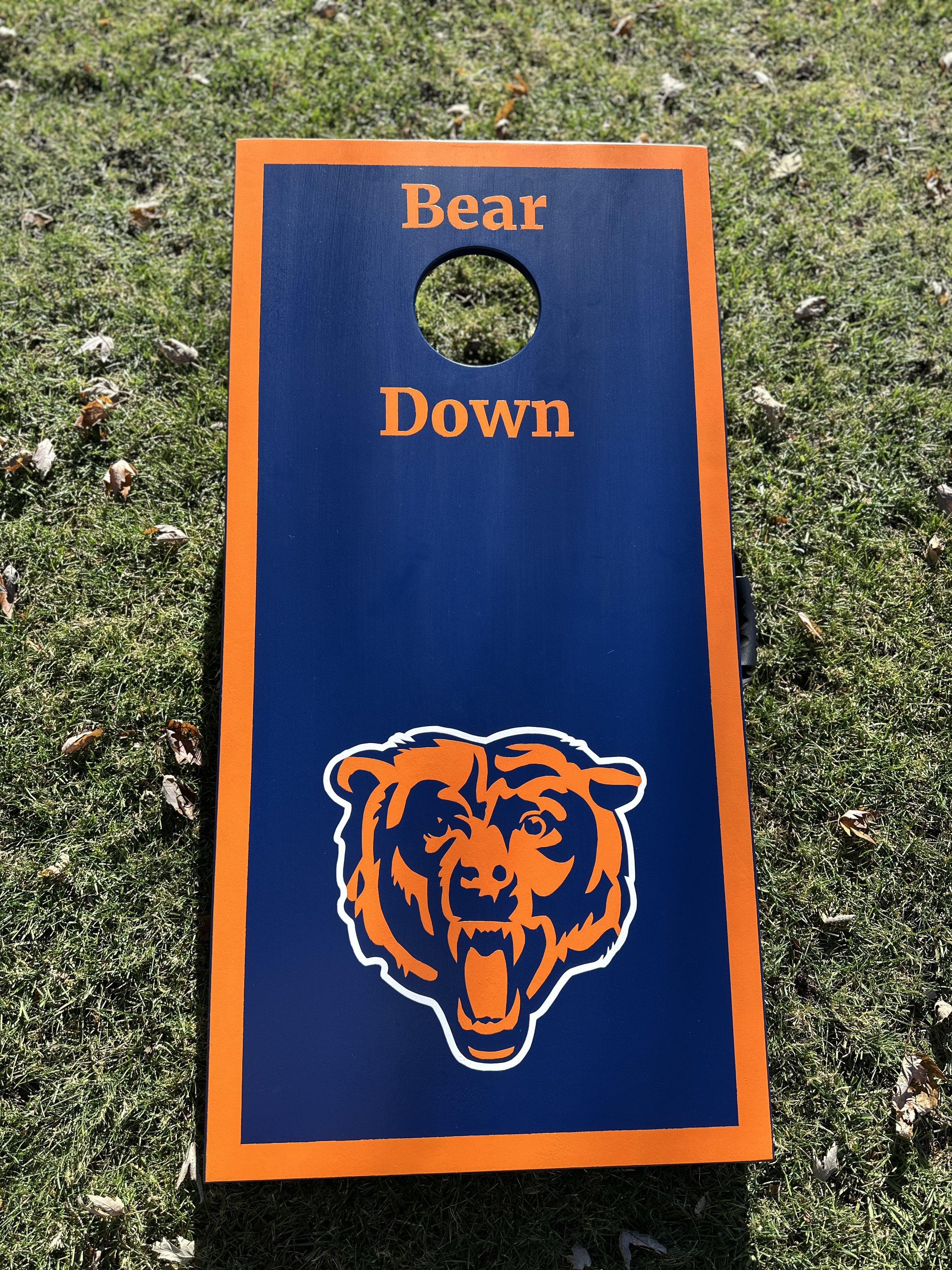 Chicago Bears Cornhole Boards Bear Down