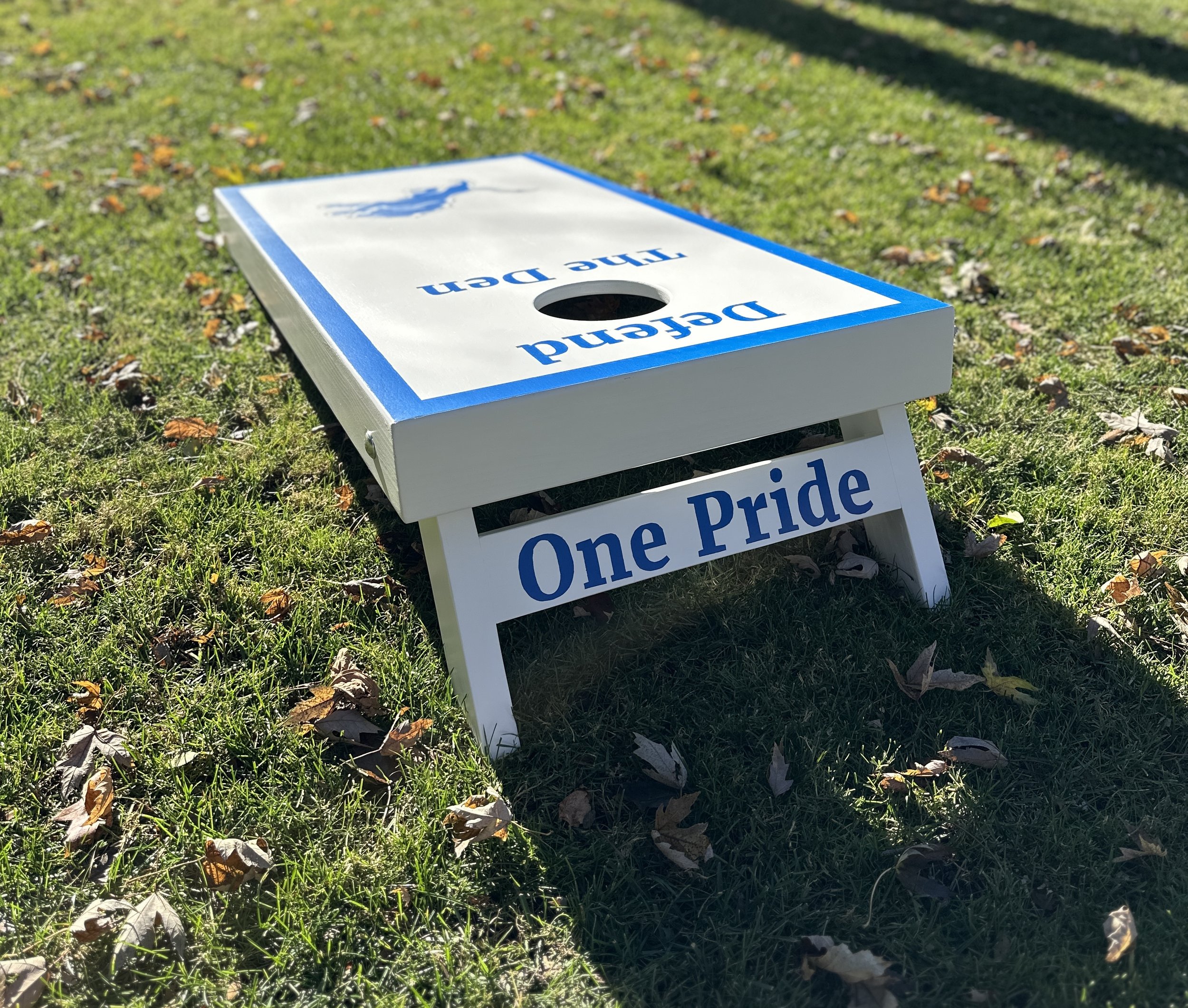 Detroit Lions Cornhole Boards One Pride