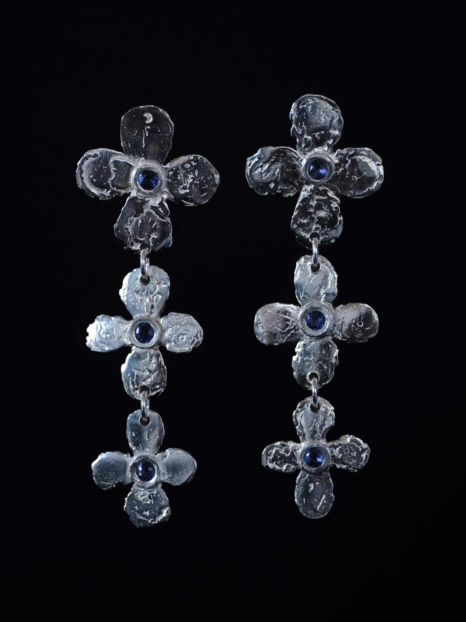 Blue Hydrangea Earrings