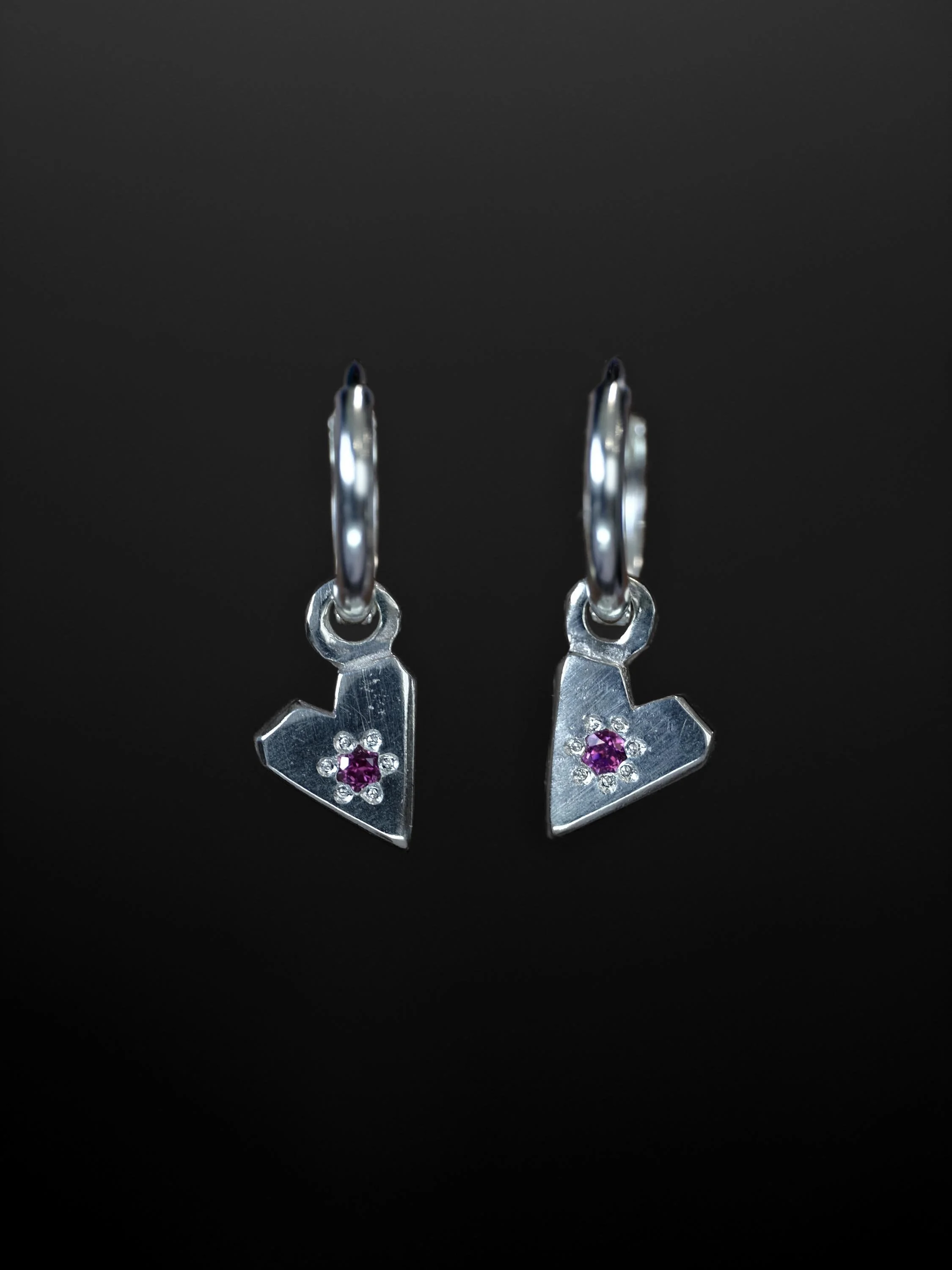 Little Sweetheart Earrings - Gems