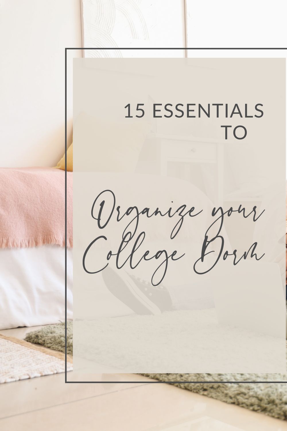 15 essentials to help you create a space that’s not just a place to sleep, but a personal sanctuary where you can study, relax, and thrive.