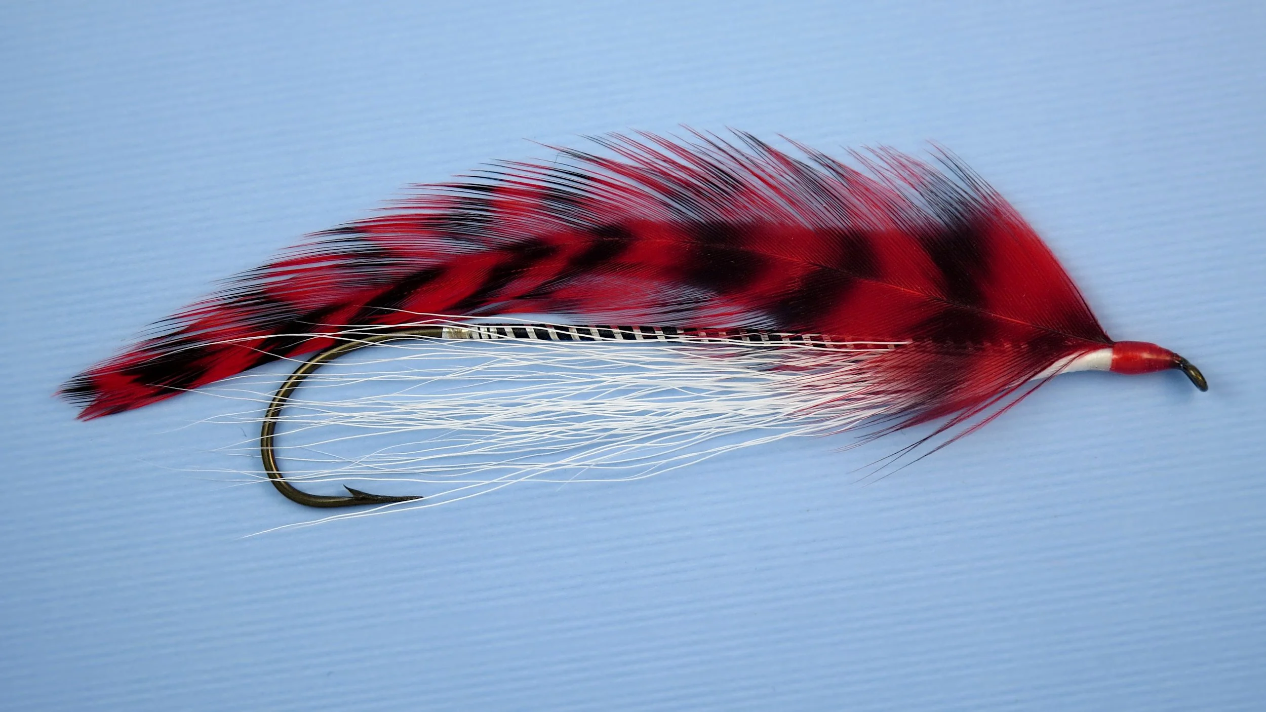 Pattern #5 (Black Body) streamer pattern by Carrie G. Stevens, dressed by Peter Simonson