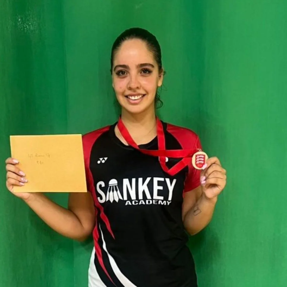 Congratulations to Dorsa for winning 🥈in WS at the Essex Senior Silver 💪🏸

@centralsportsuk 

#badminton #badmintonlife #badmintonplayer #badmintontournament #badmintonlovers #tournament #tournamentresults #youngathletes #podiumfinish #proudmoment