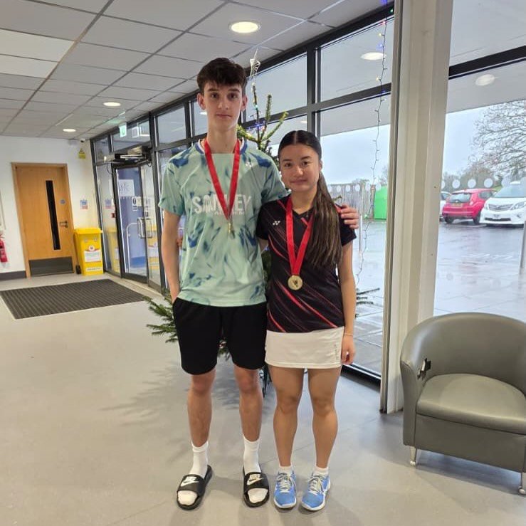 Congrats to Alfie for winning 🥇 in XD and for 🥉in OD with Ethan at the Wiltshire U19 Silver🏸

@centralsportsuk 

#badminton #badmintonlife #badmintonplayer badmintontournament badmintonlovers tournament tournamentresults youngathletes podiumfinish