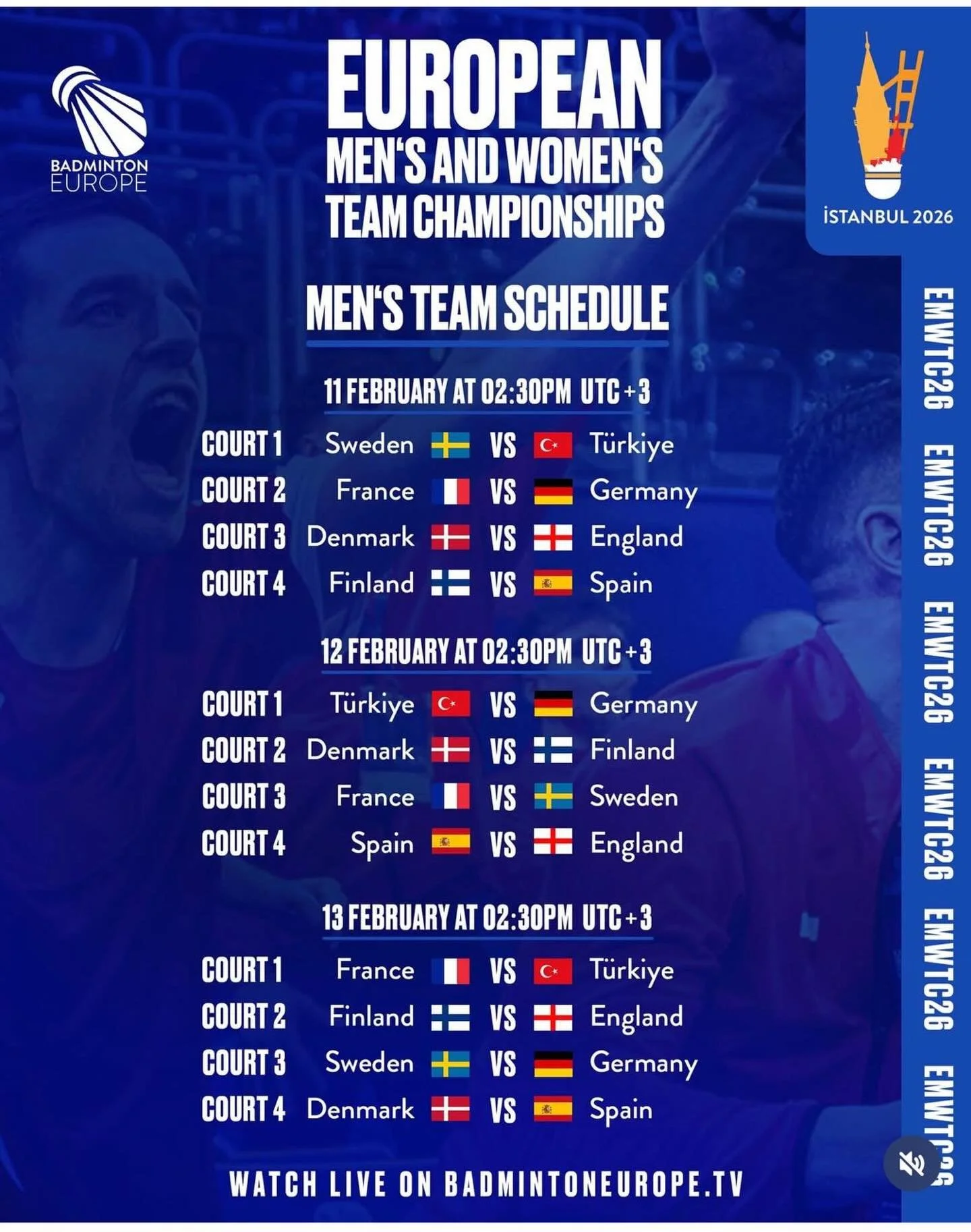 Best of luck to Nadeem competing at the European Team Championships 2026🏸

First match at 11:30am against Denmark today👍

@centralsportsuk 

#badminton #badmintonlife #badmintonplayer #badmintontournament #badmintonlovers