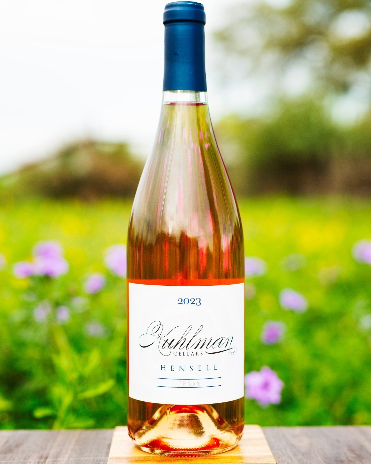 Happy #WineWednesday! Our 2023 Hensell ros&eacute; is the first release from Kuhlman Cellars' Winemaker Zachary Raines. This vintage of Hensell is a beautiful marriage of fruit from the Cobb Family Vineyard in Gillespie County and Hight Plains Cinsau