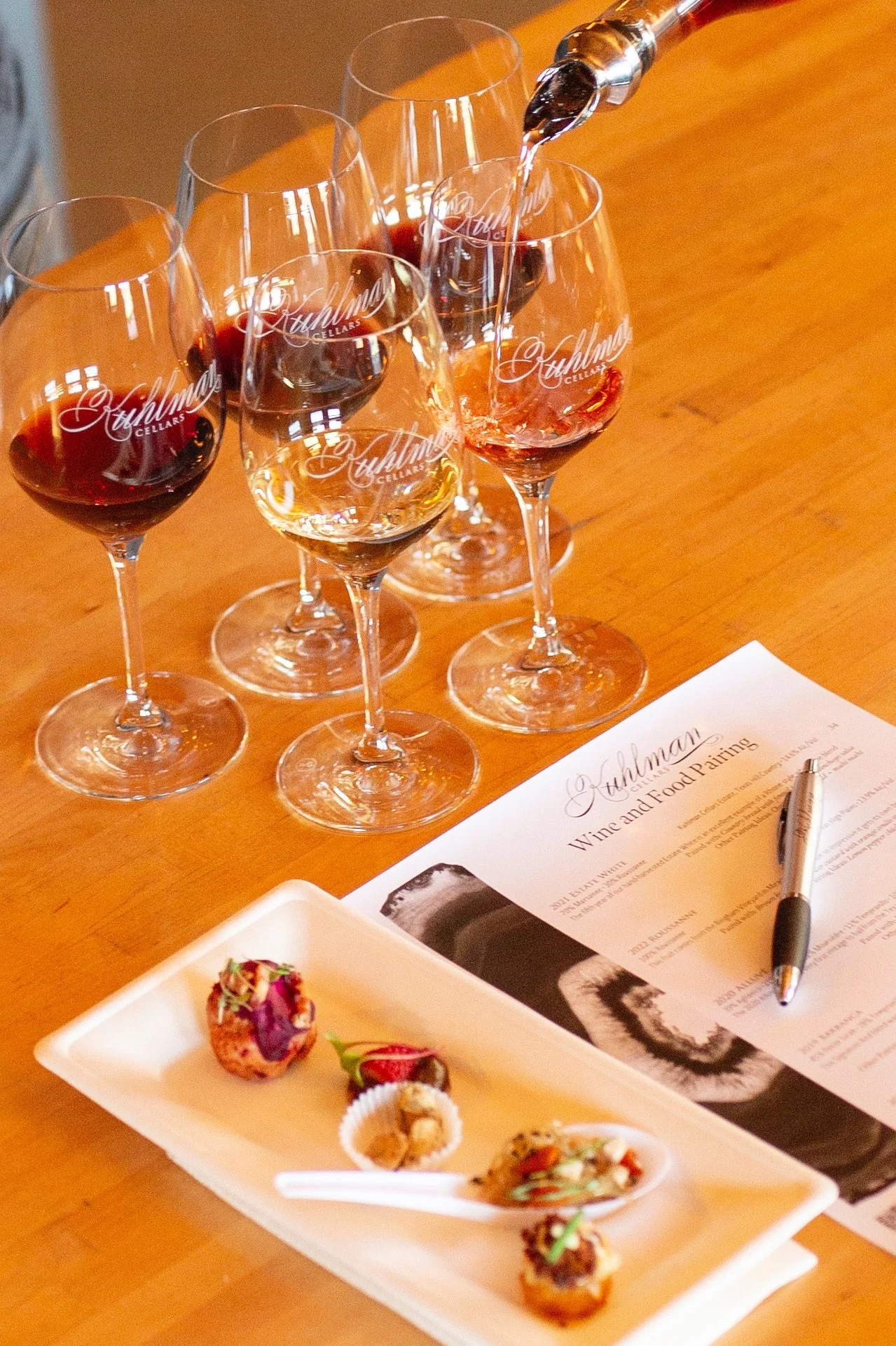 Wine + Food — Kuhlman Cellars