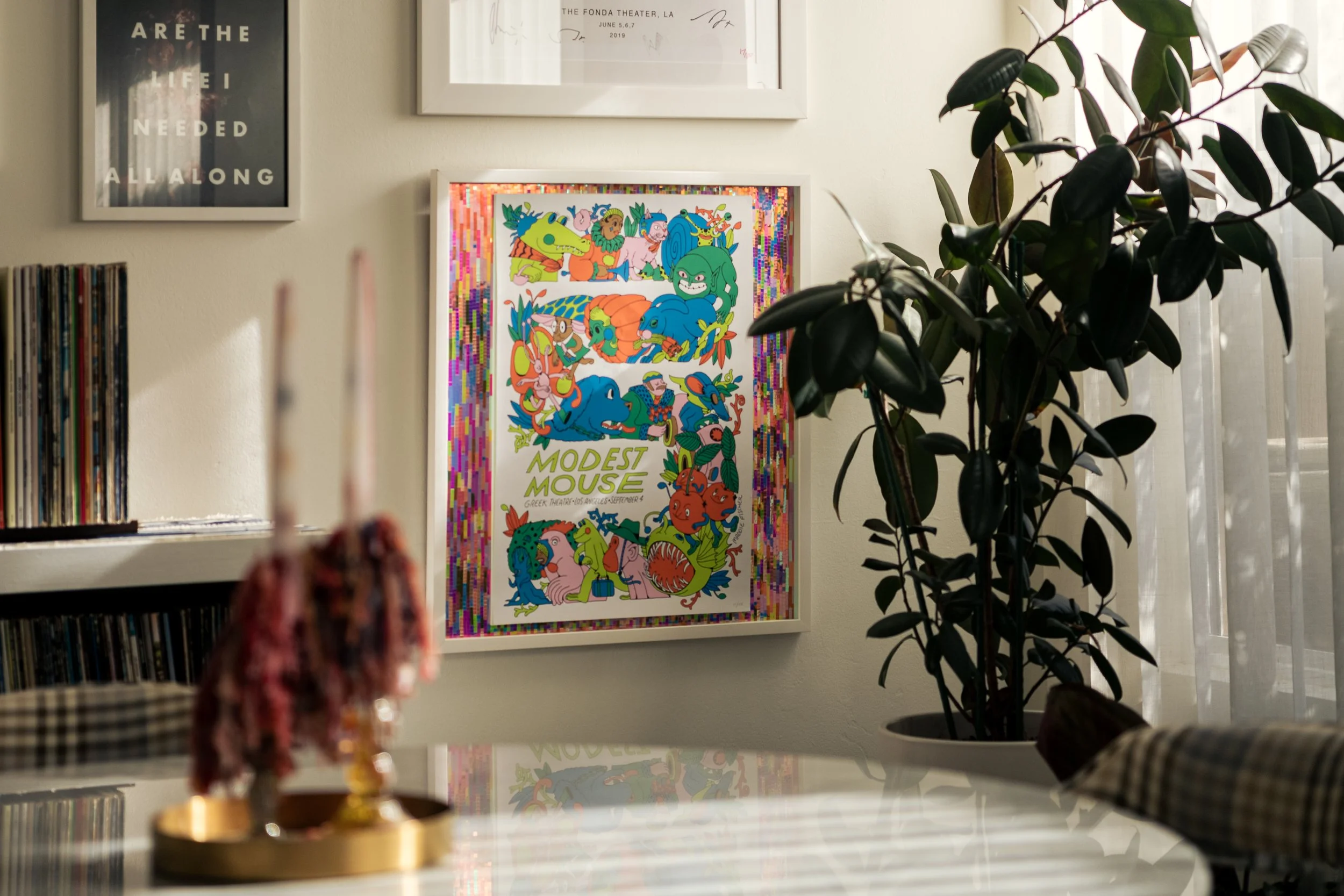 Custom Framing x Disco Tiles 