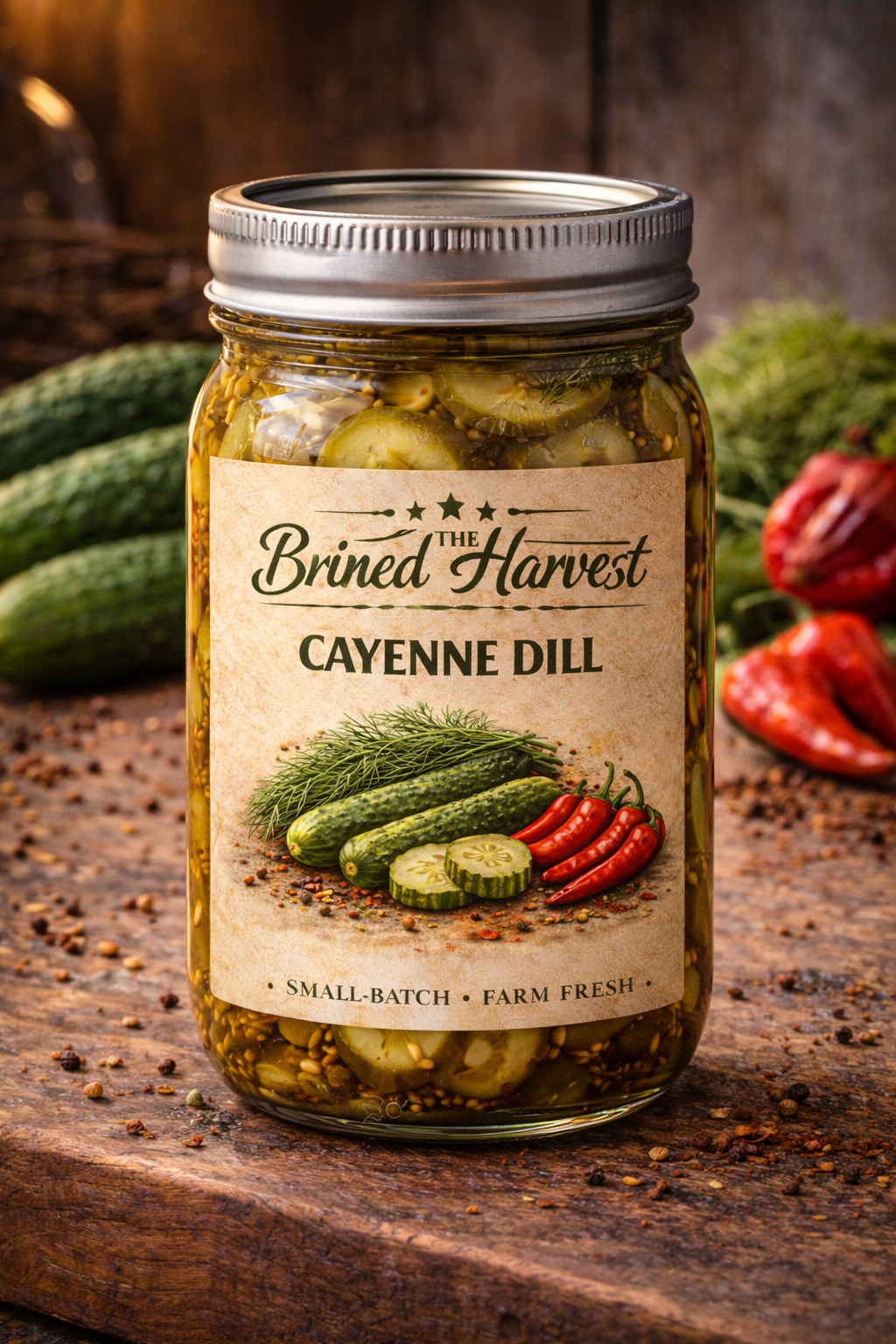 The Brined Harvest – Cayenne Dill