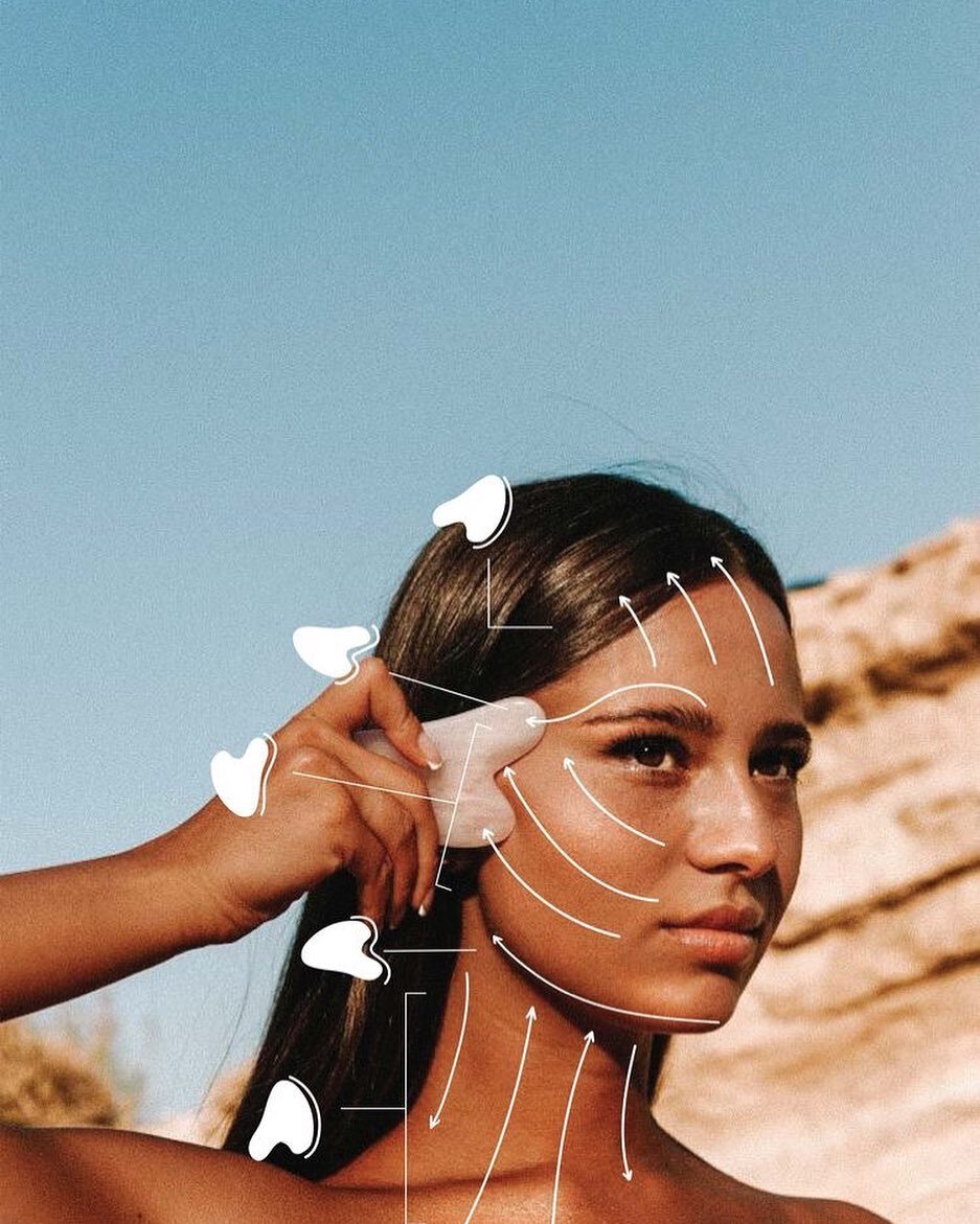 Tips for using your Gua Sha stone:
🌱Apply enough oil so the stone glides and doesn&rsquo;t pull the skin
🌱Use gentle feather like pressure to slide the stone.
*Your lymphatic system is just below the surface, so you don&rsquo;t need much pressure. 
