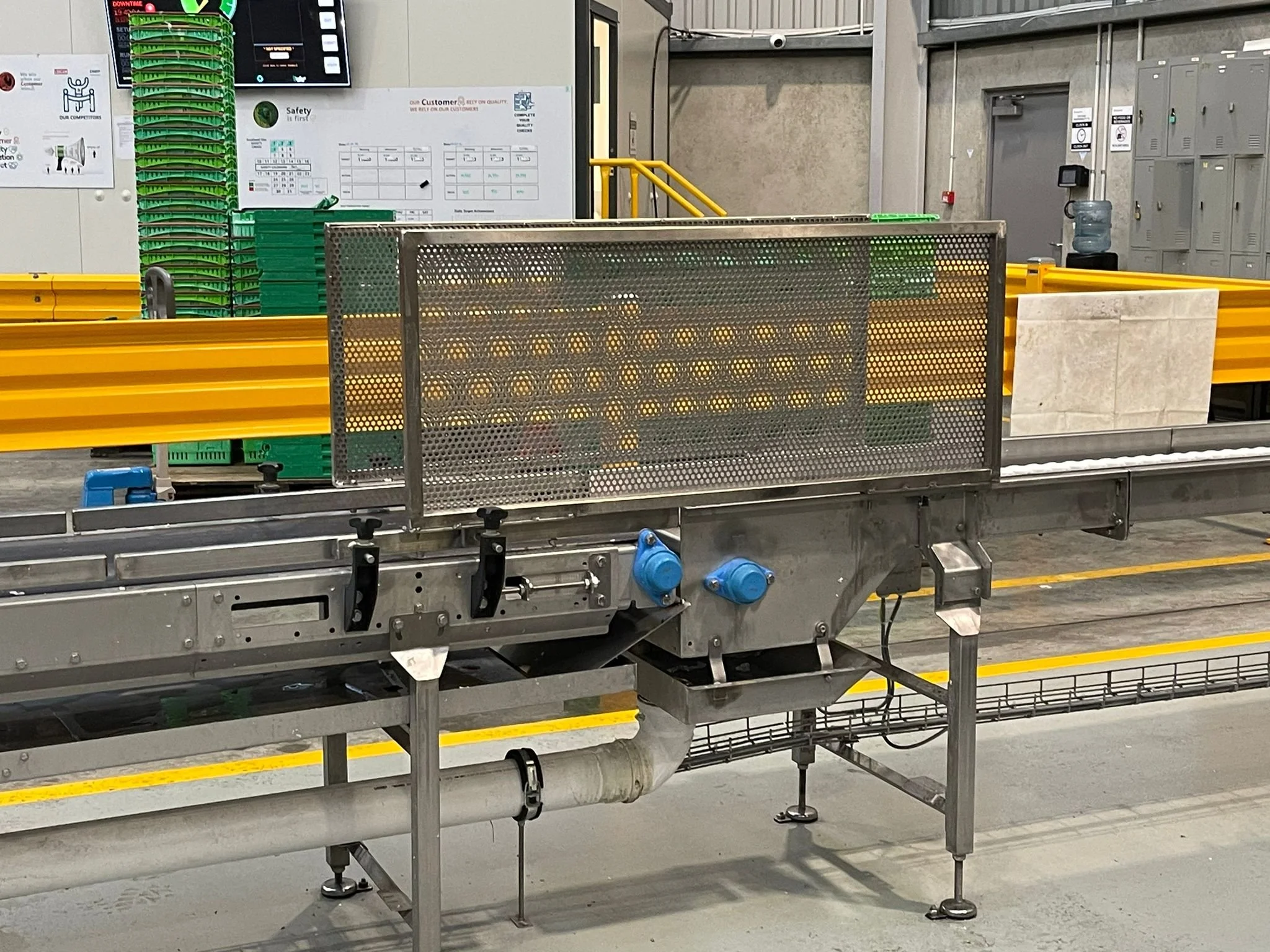 Viscount Safety Mesh on the conveyor.jpg